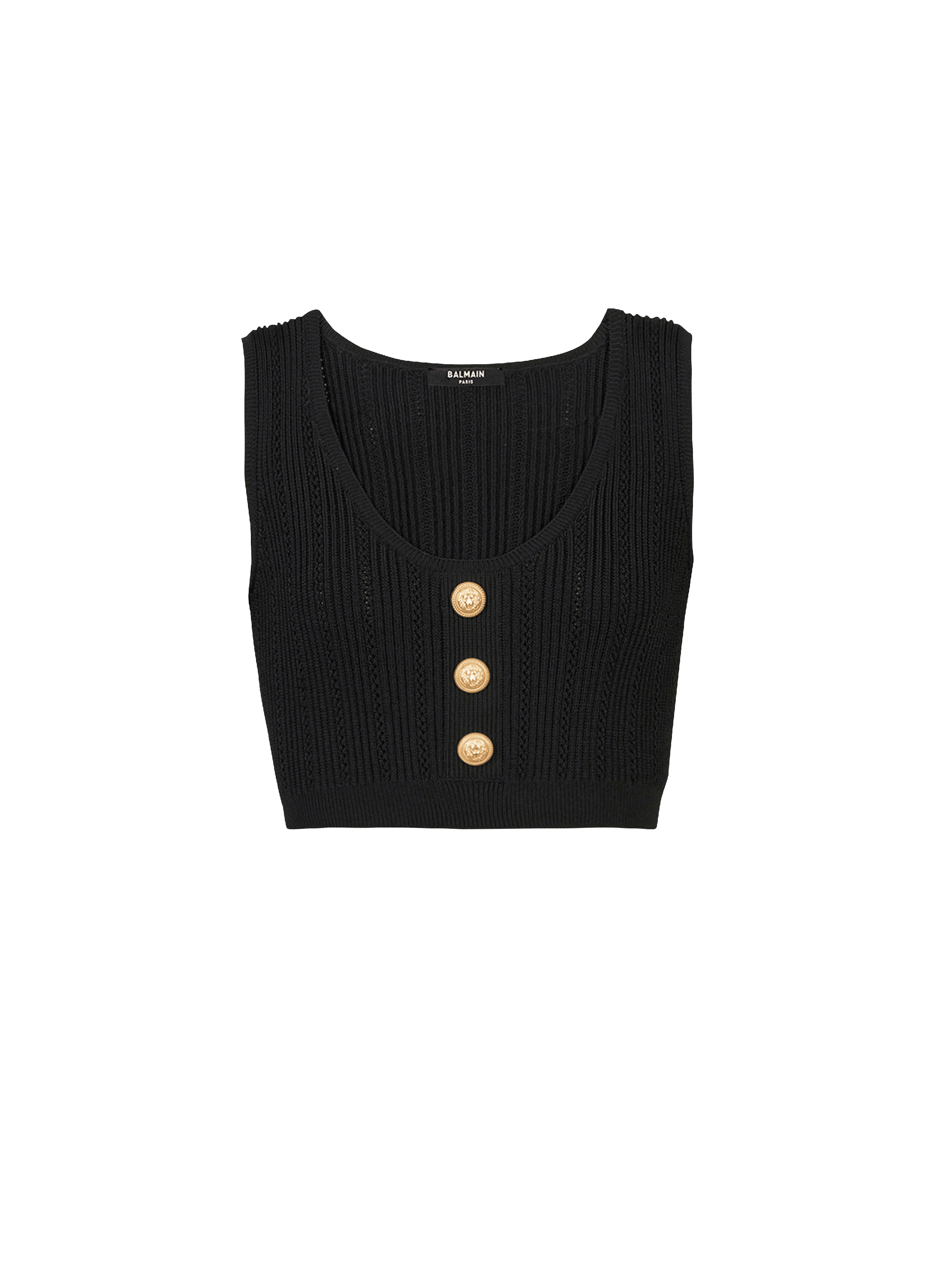 Black deals knit crop