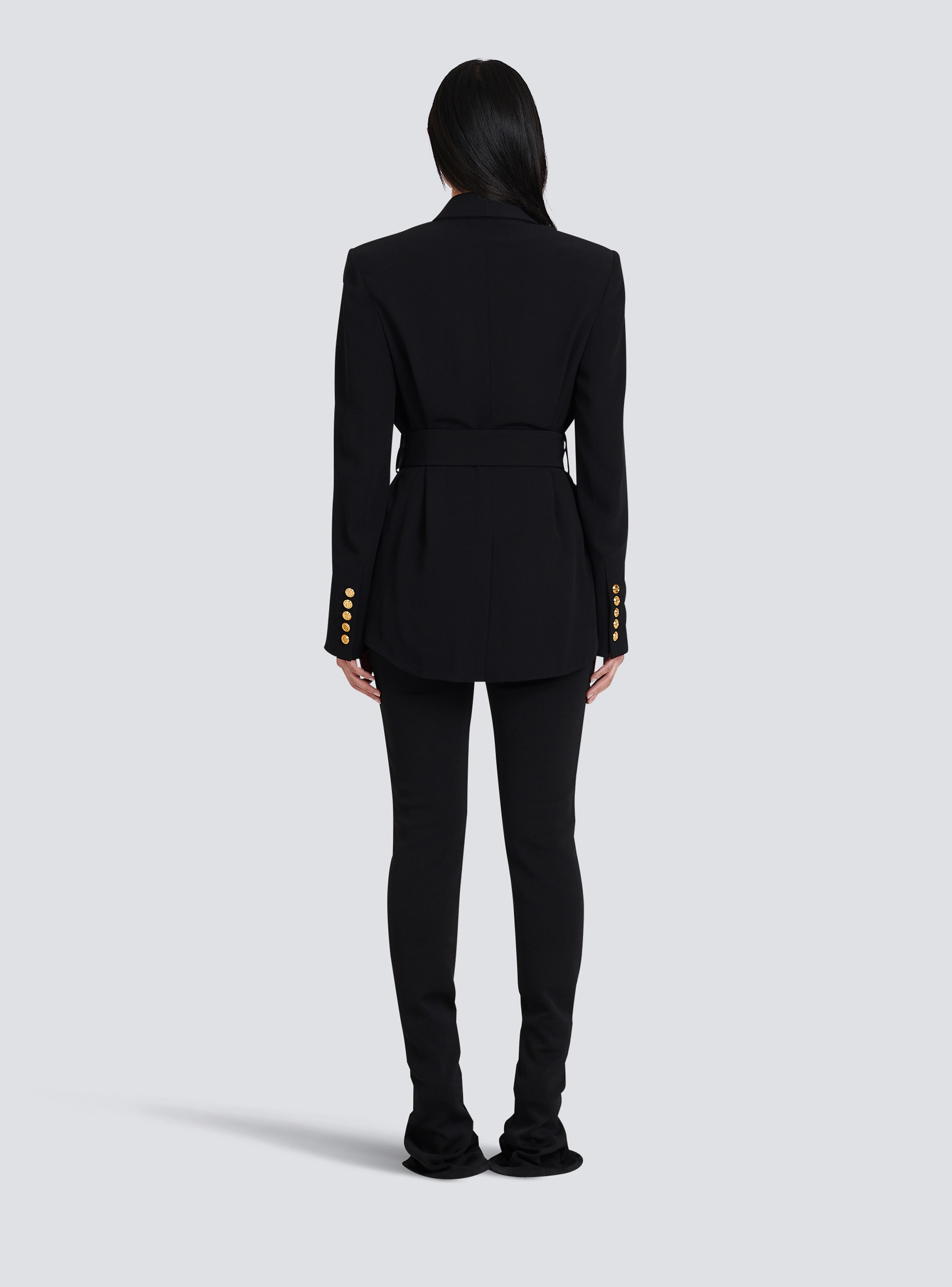 Double breasted fuchsia eco designed blazer Women BALMAIN