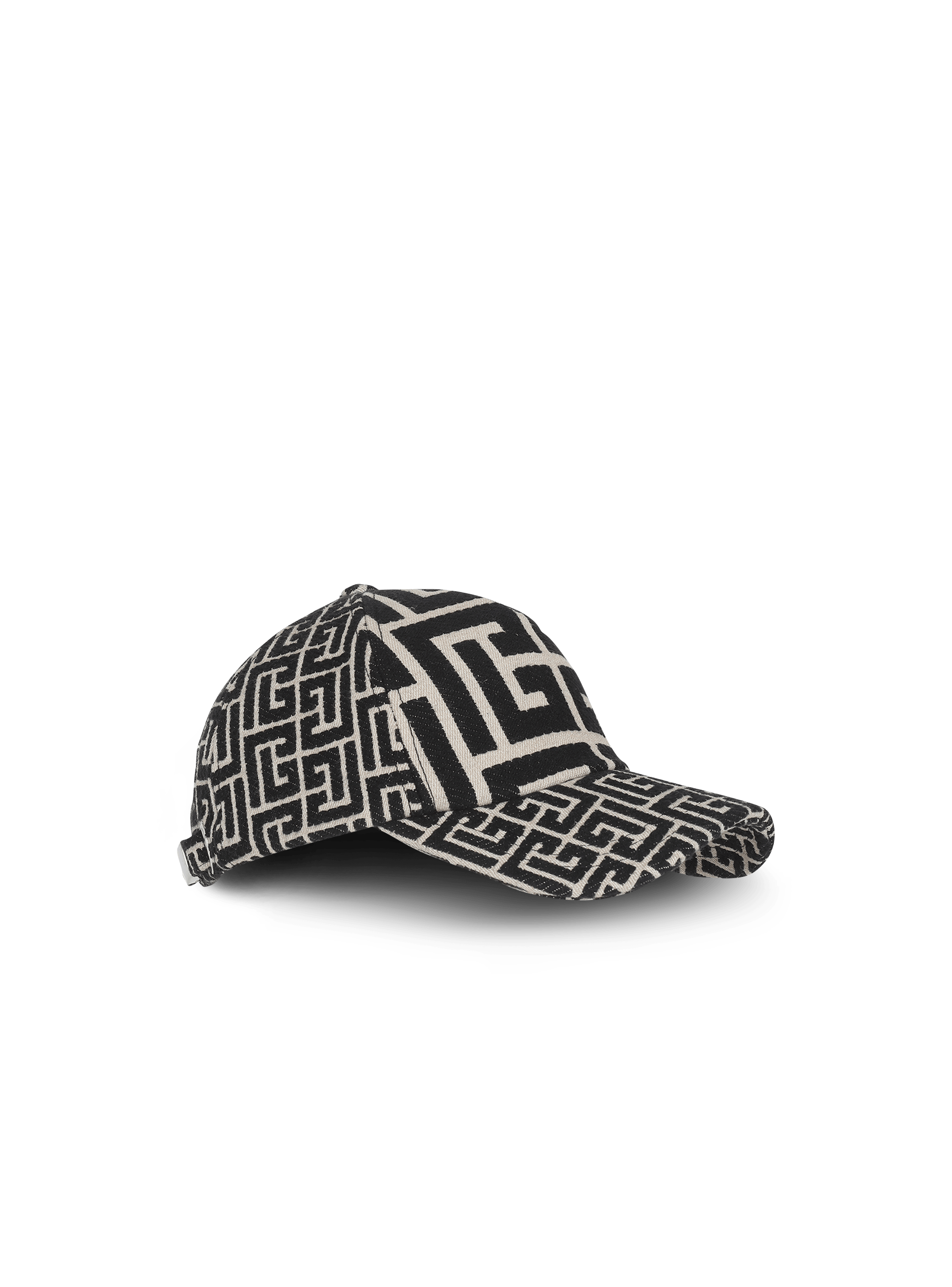 Cappellino in jacquard con monogramma