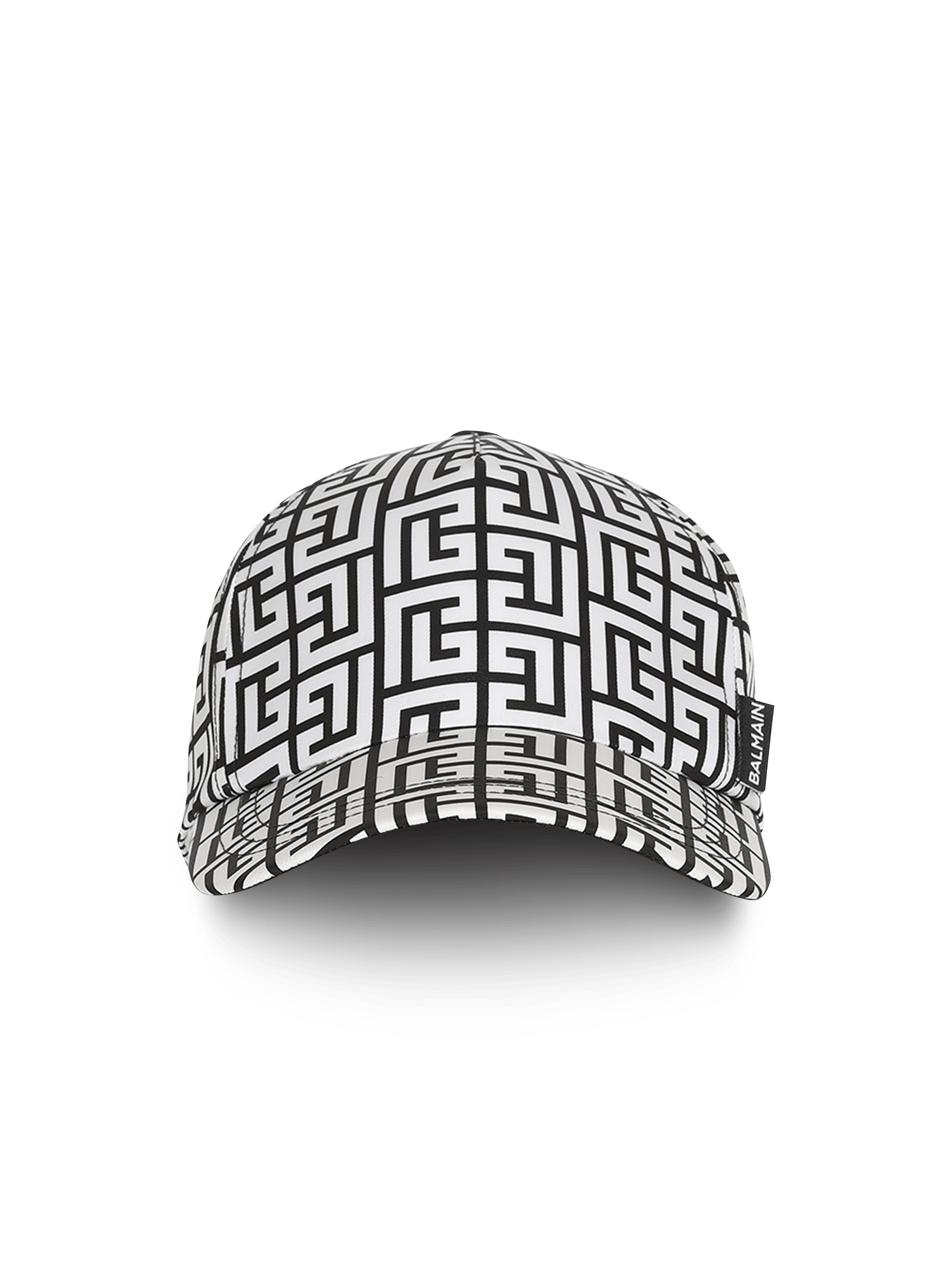 Gorra de nailon con monograma de Balmain
