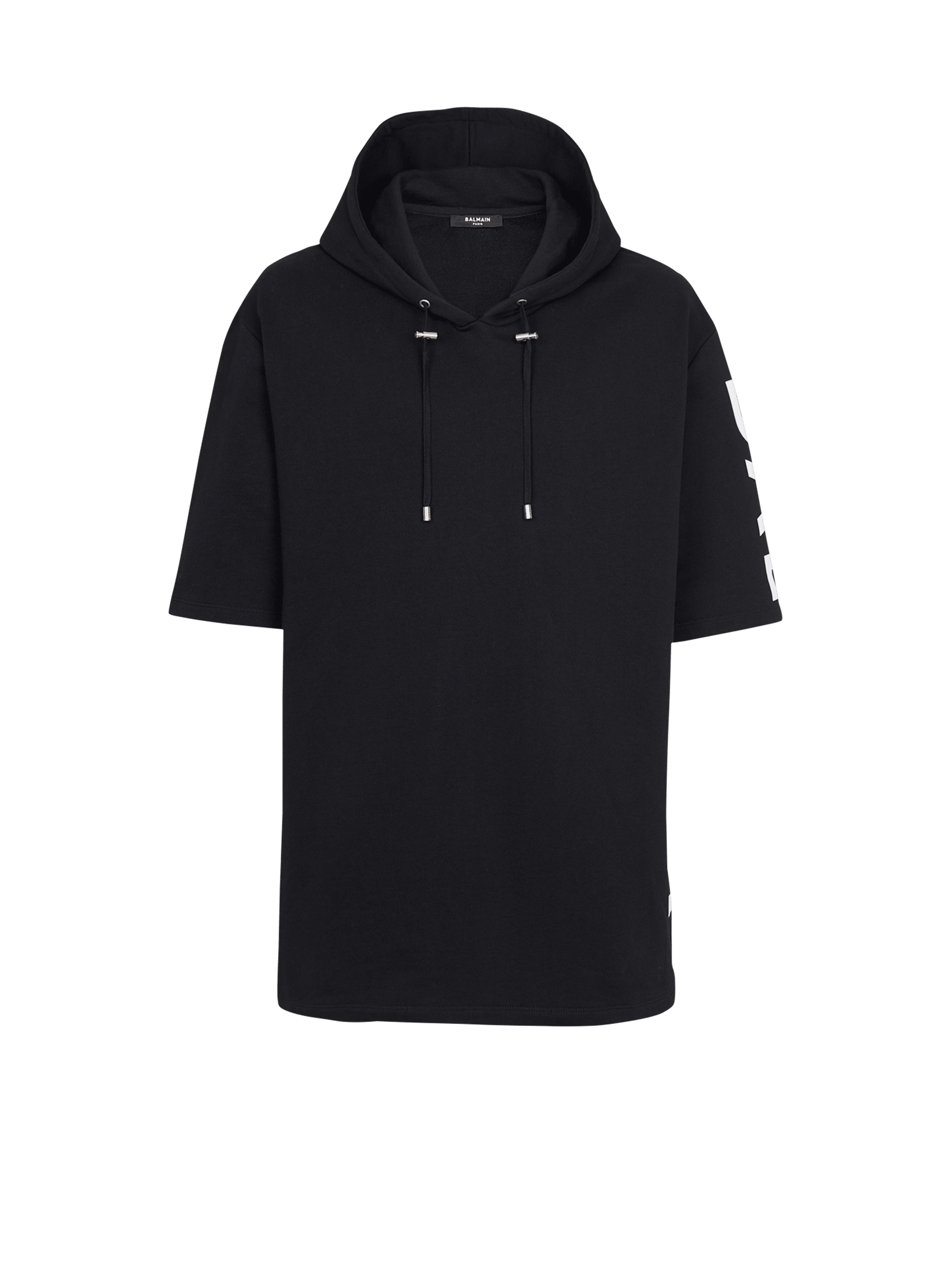 Balmain hooded outlet t shirt