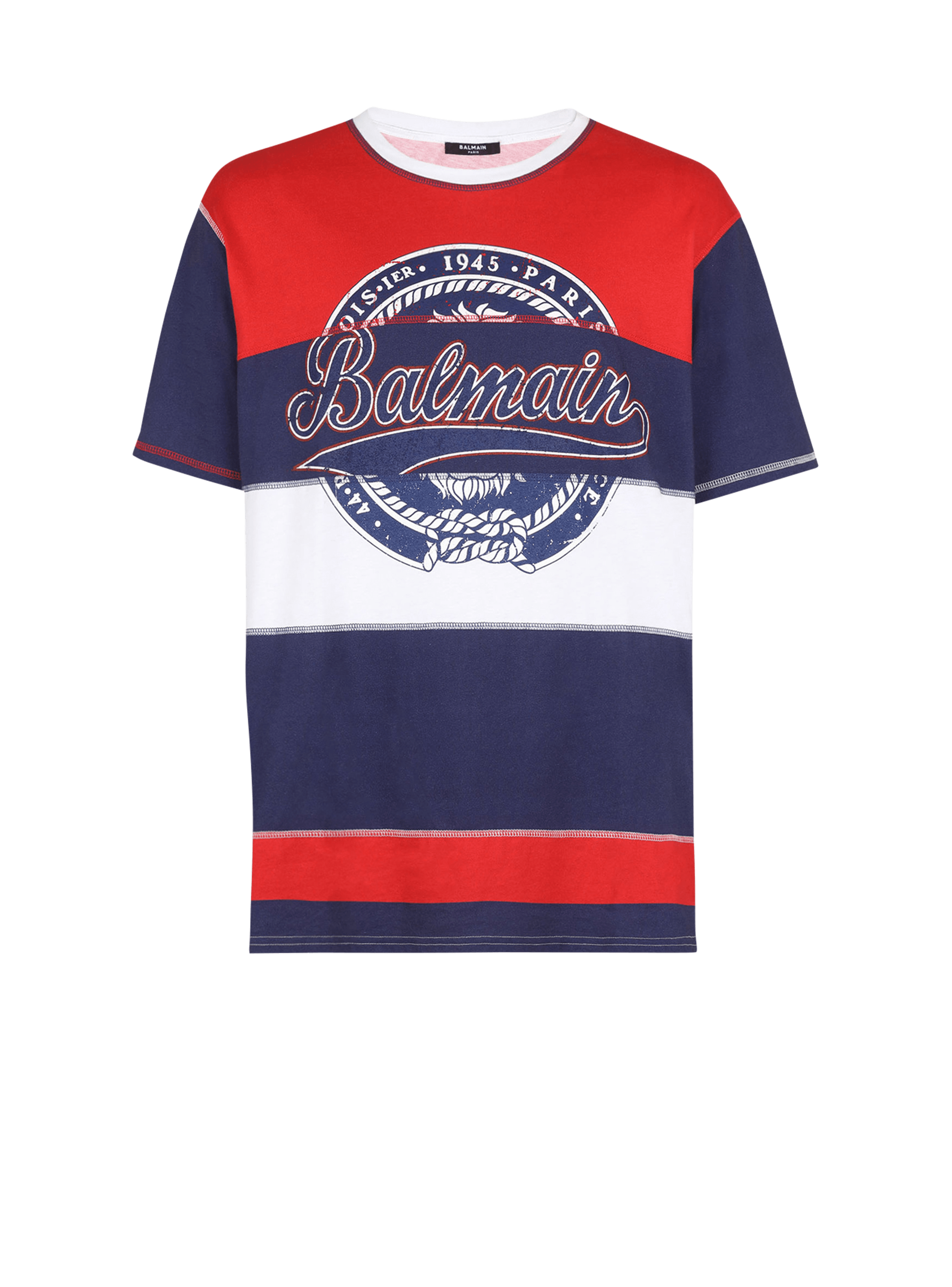 HIGH SUMMER CAPSULE - Cotton T-shirt with Balmain Paris logo print