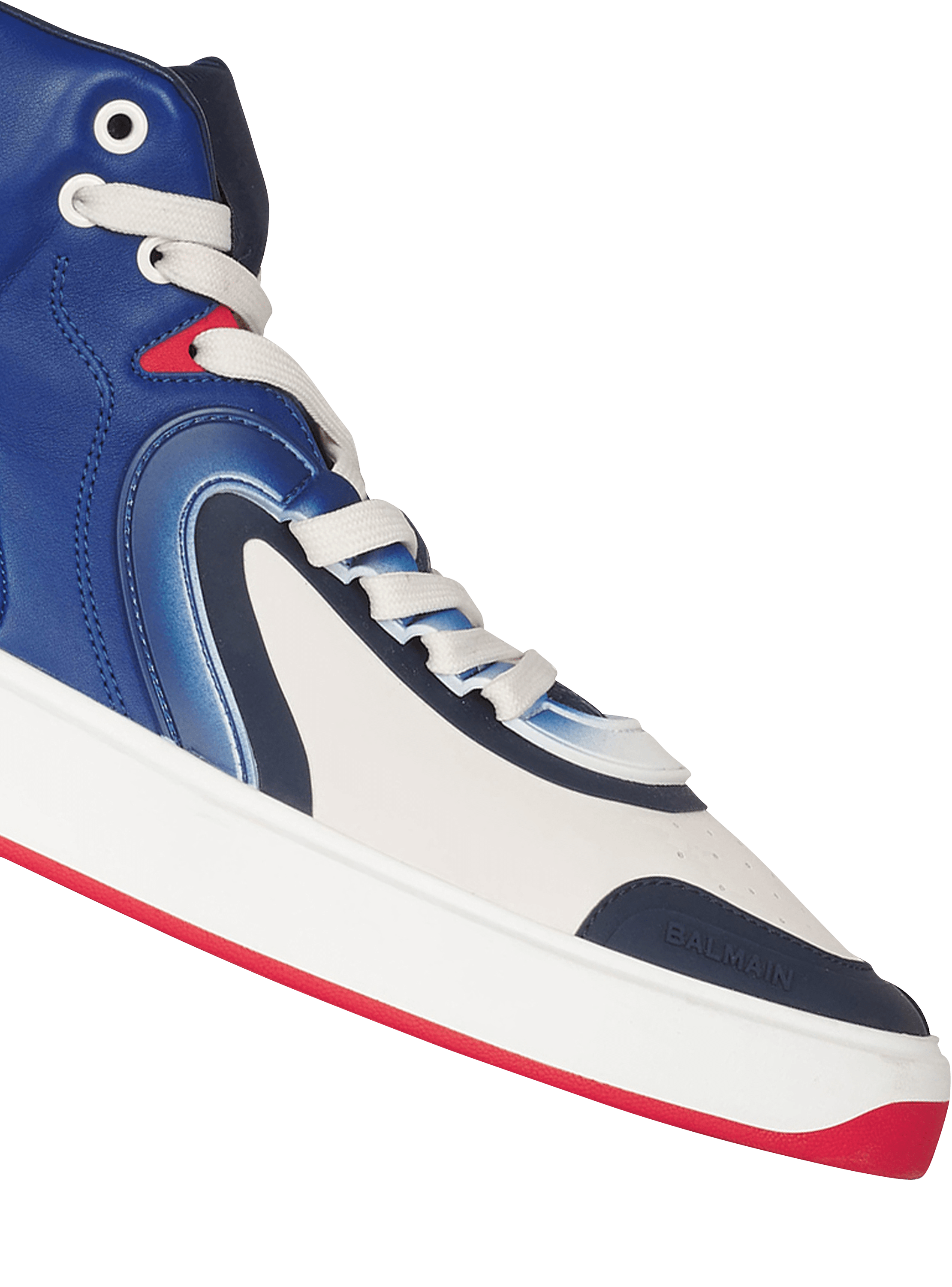 HIGH SUMMER CAPSULE Baskets B Skate en cuir de veau et suede