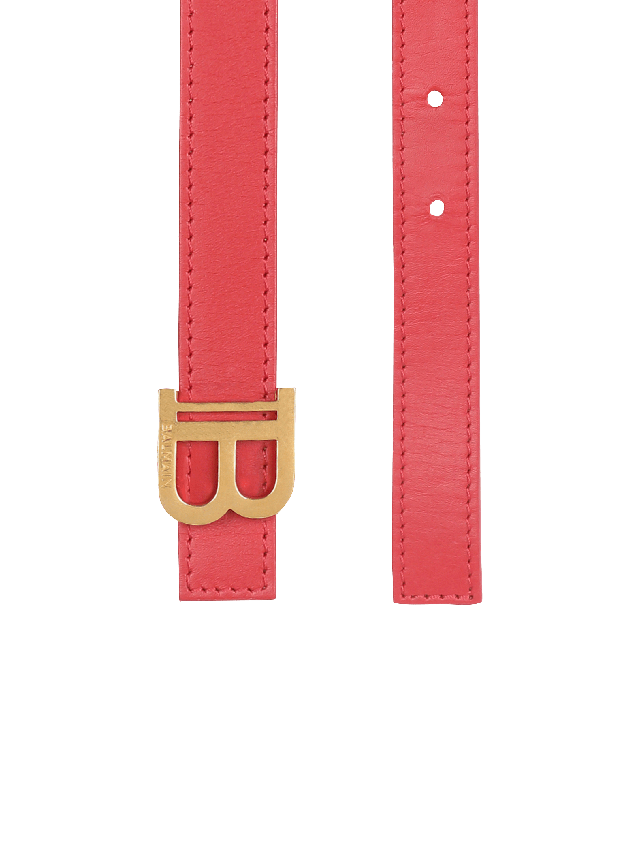 Smooth calfskin B-Belt belt.