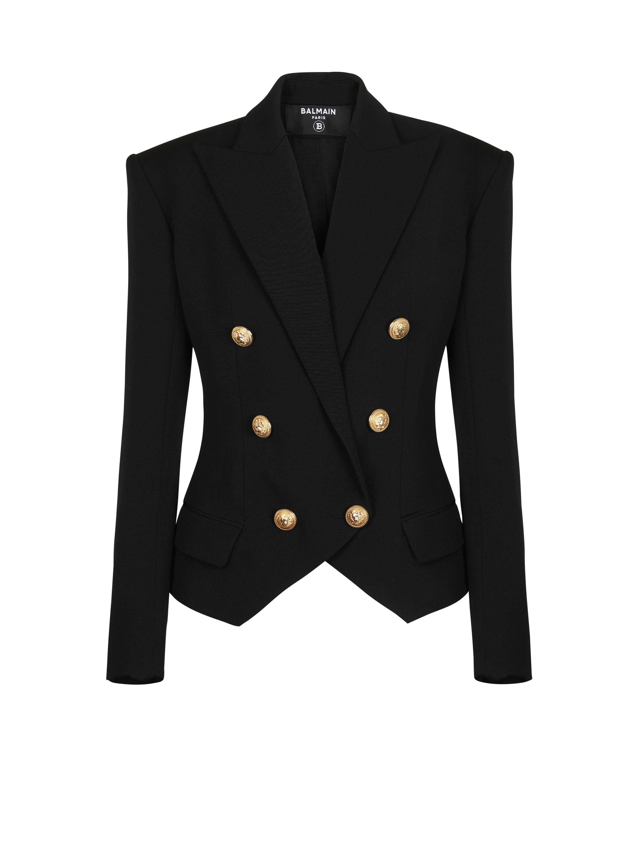 Wool double-breasted blazer