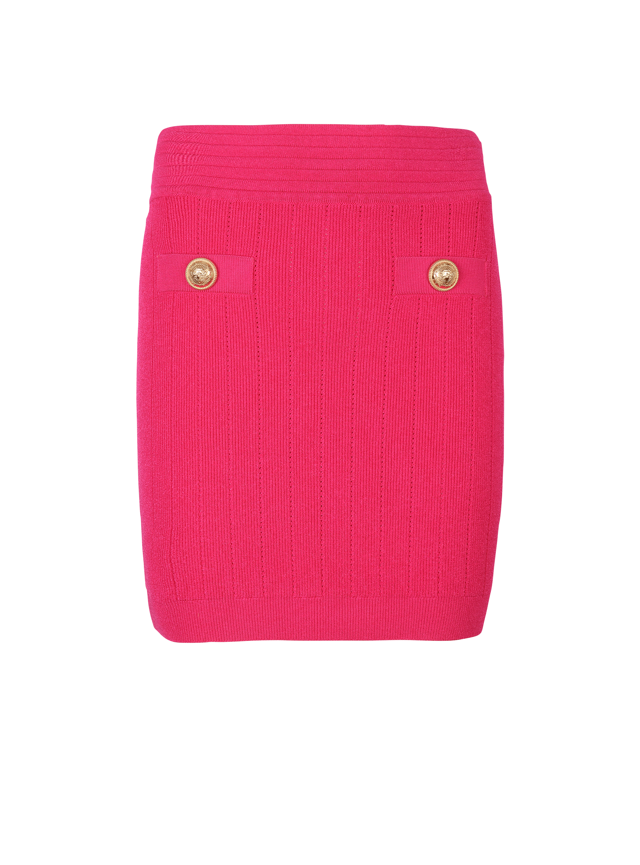 Short knit skirt, pink, hi-res