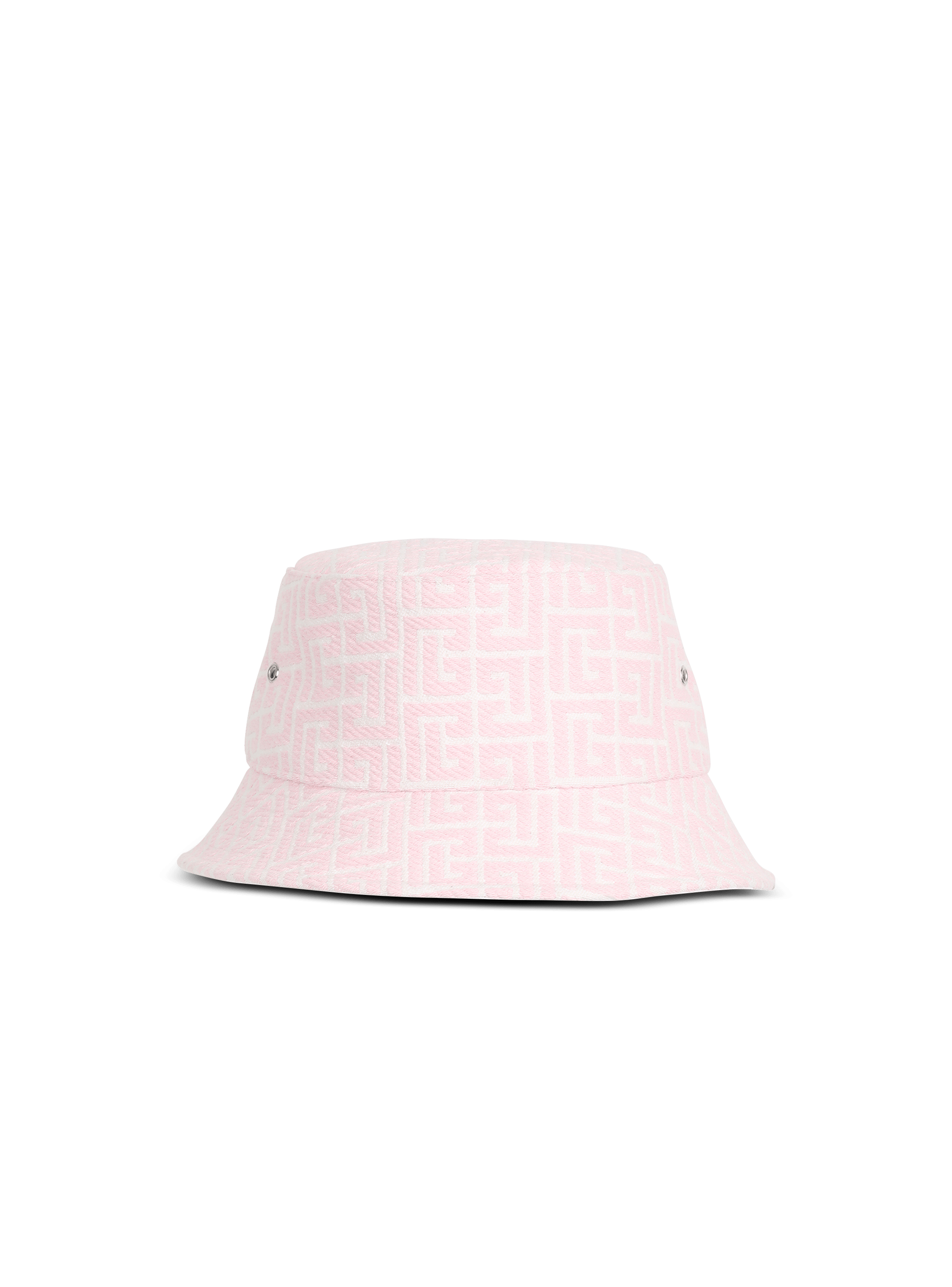 Balmain-monogrammed jacquard bucket hat