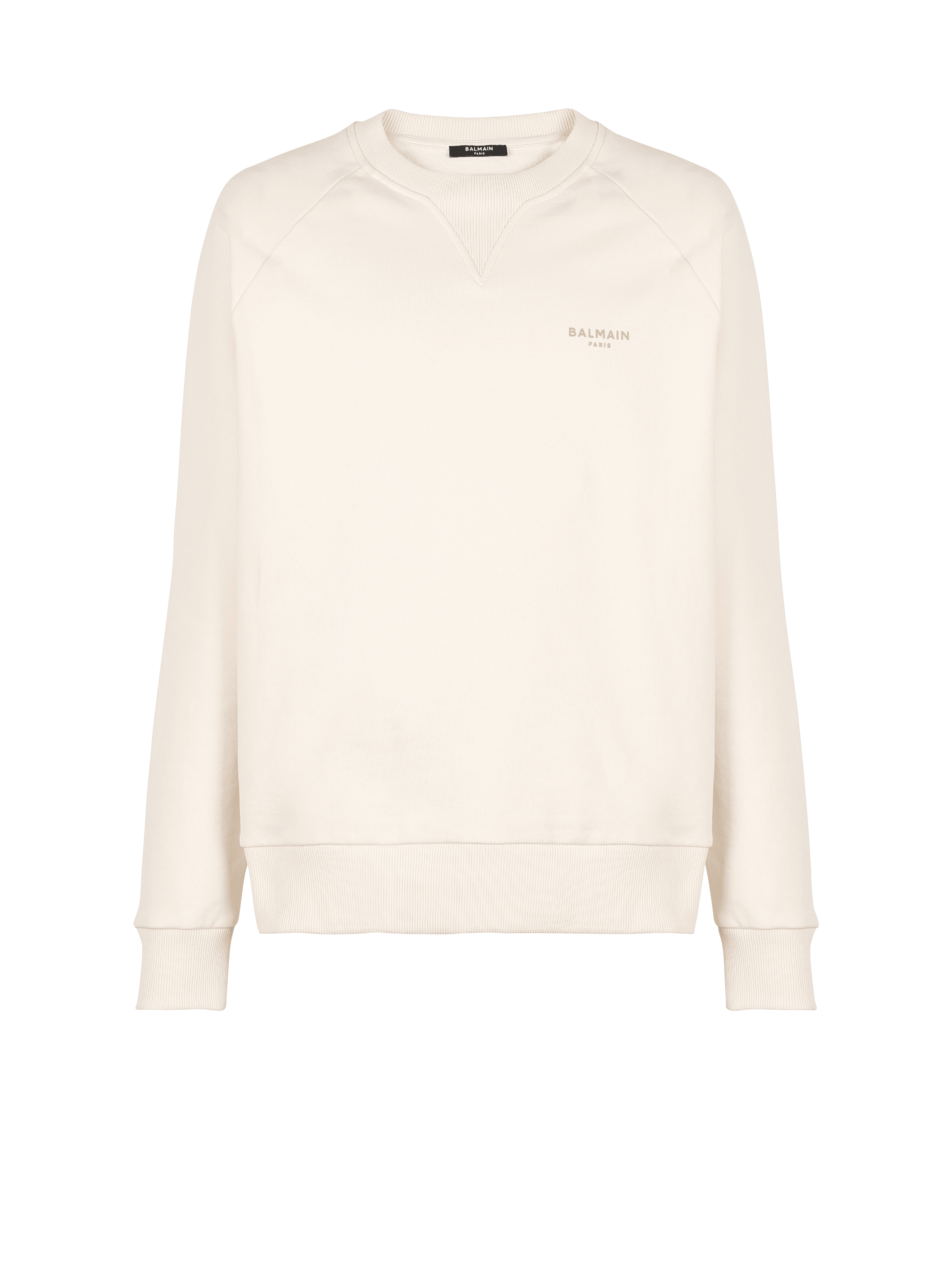 Cotton printed Balmain logo sweatshirt