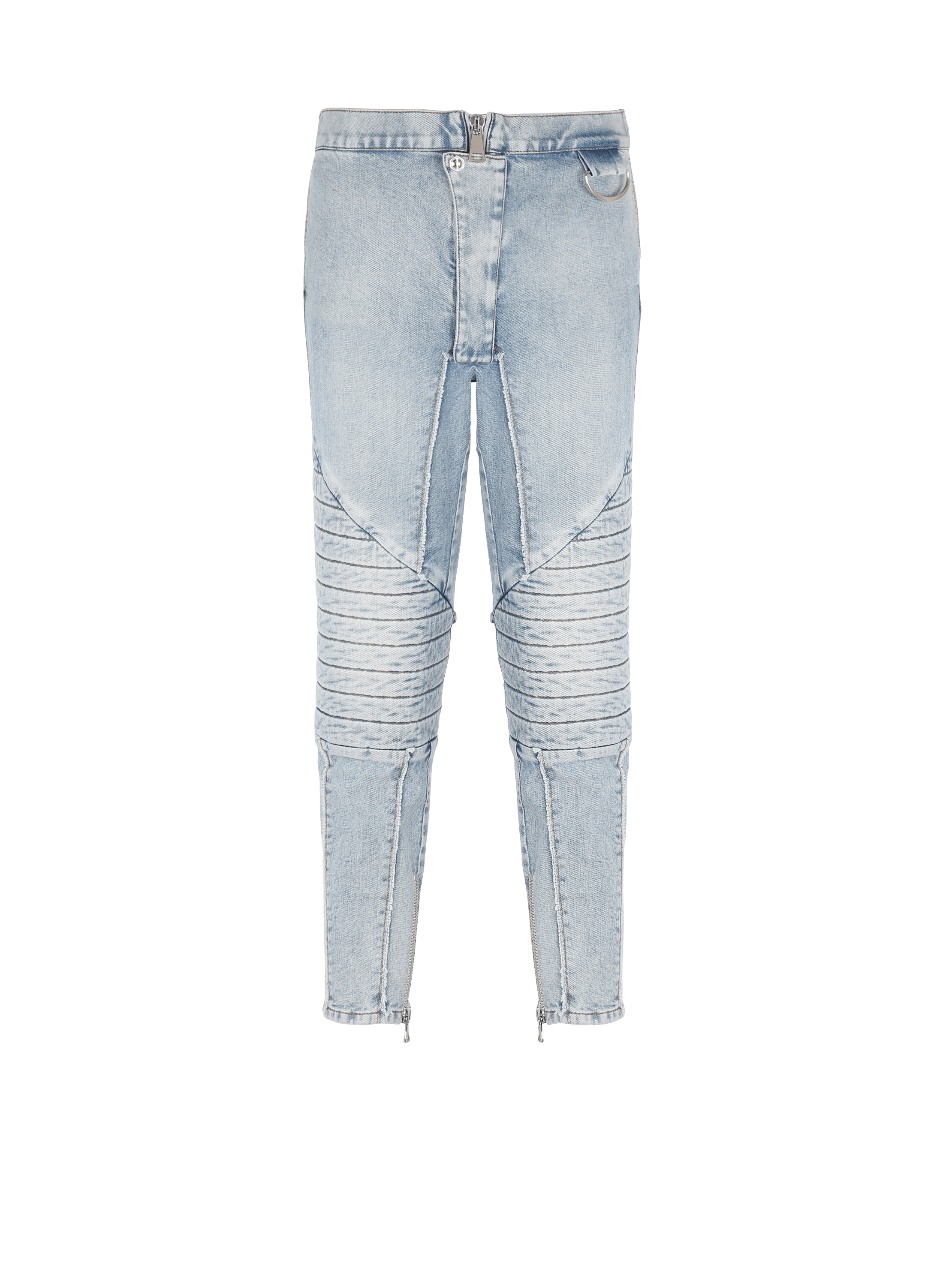 backup baseren Aankondiging Ribbed cotton slim-fit jeans blue - Men | BALMAIN