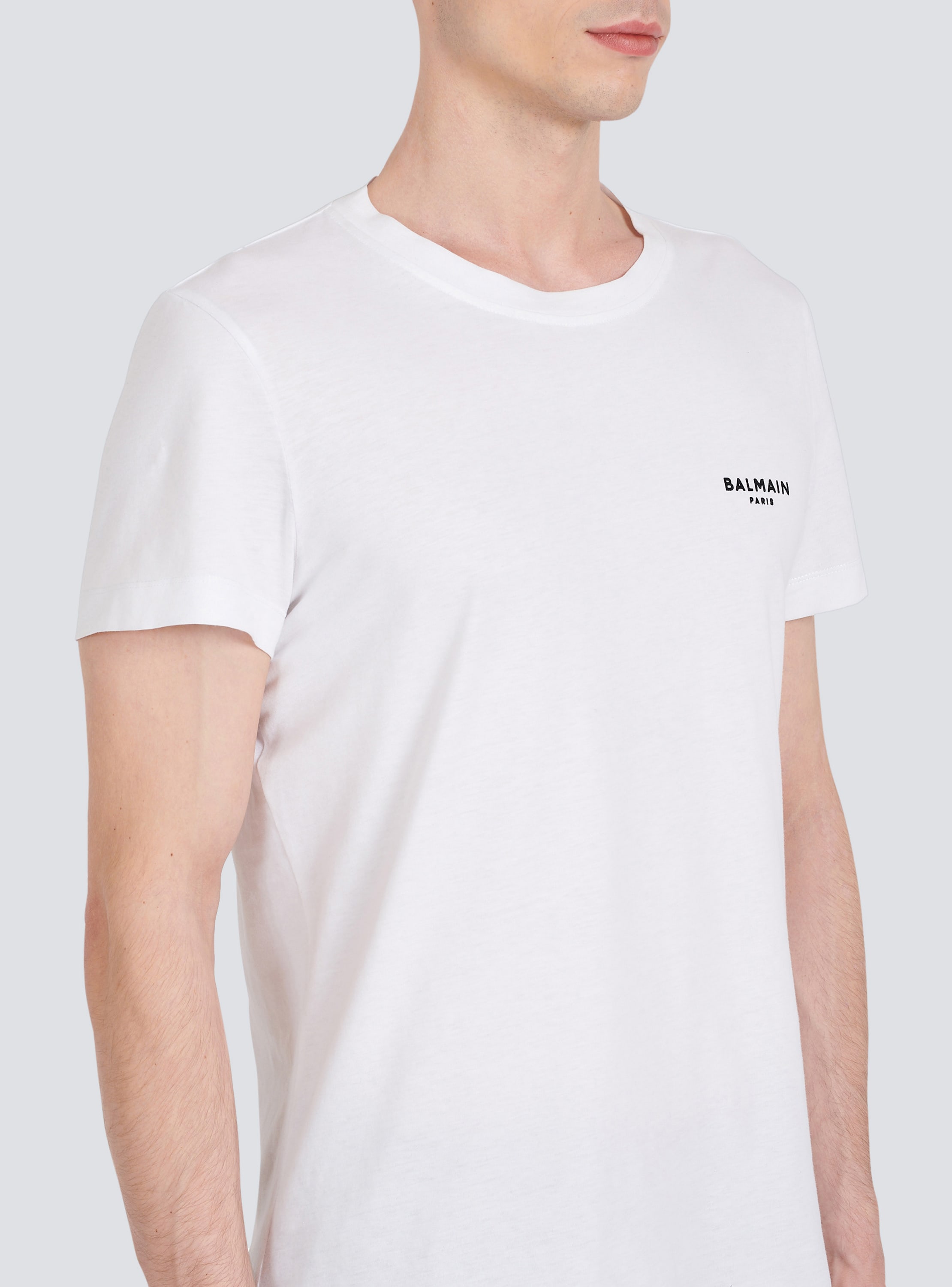 Balmain t on sale shirt white