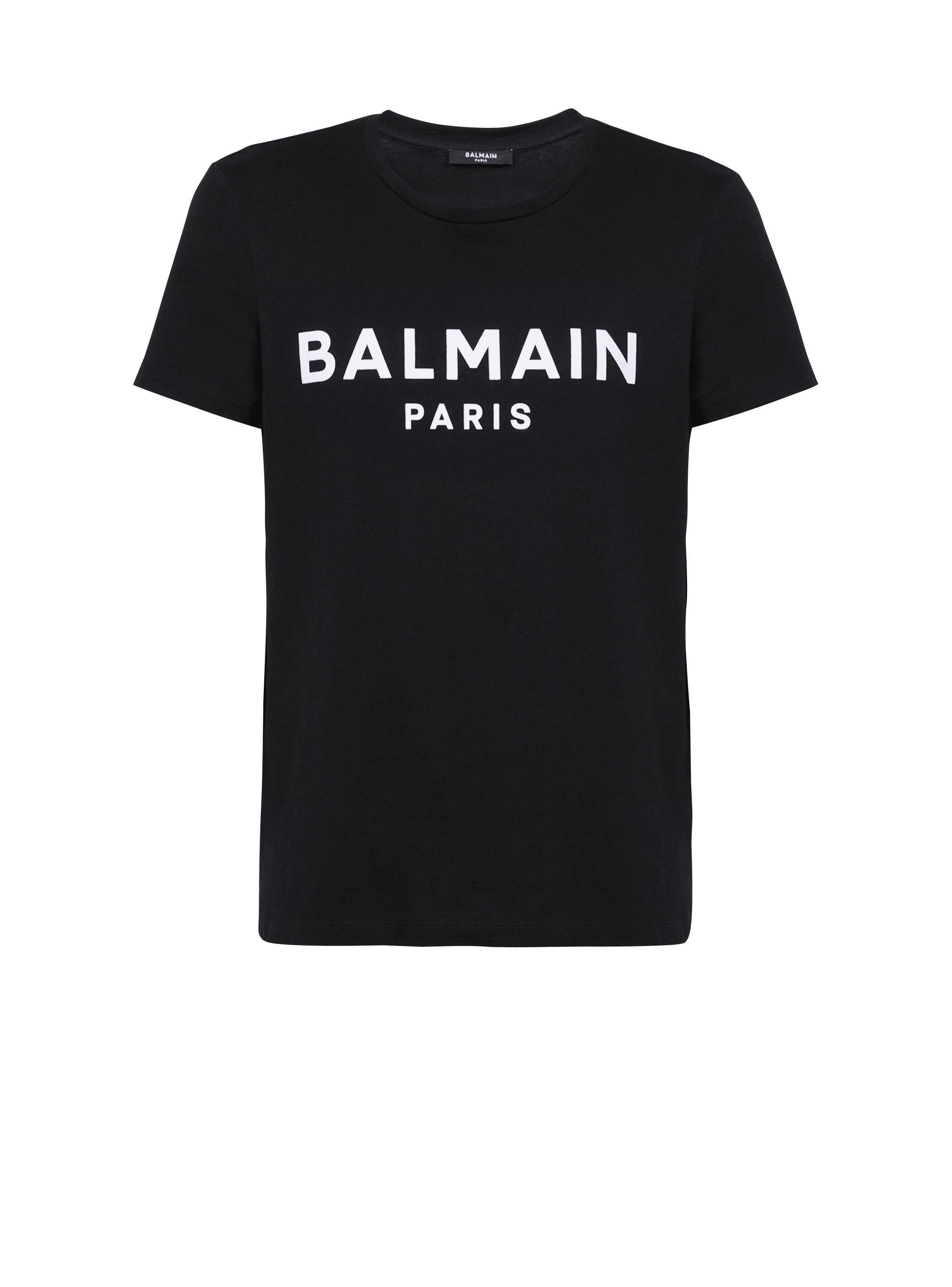 コットン Tシャツ Balmain Parisフロックロゴ付き