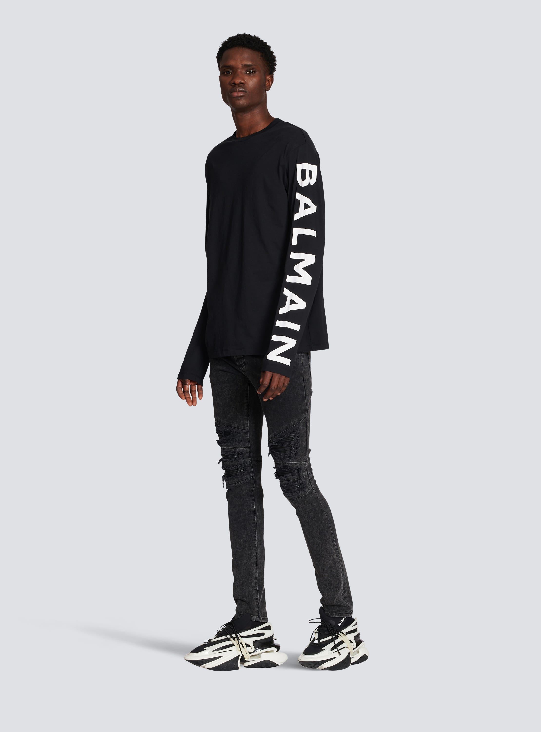 balmain long sleeve top