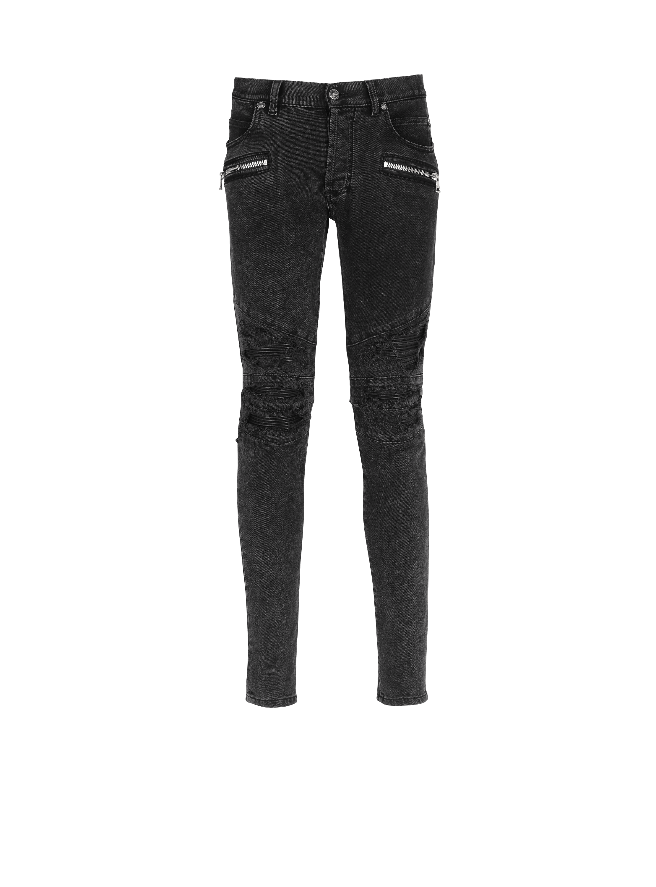 Balmain skinny sale biker jeans