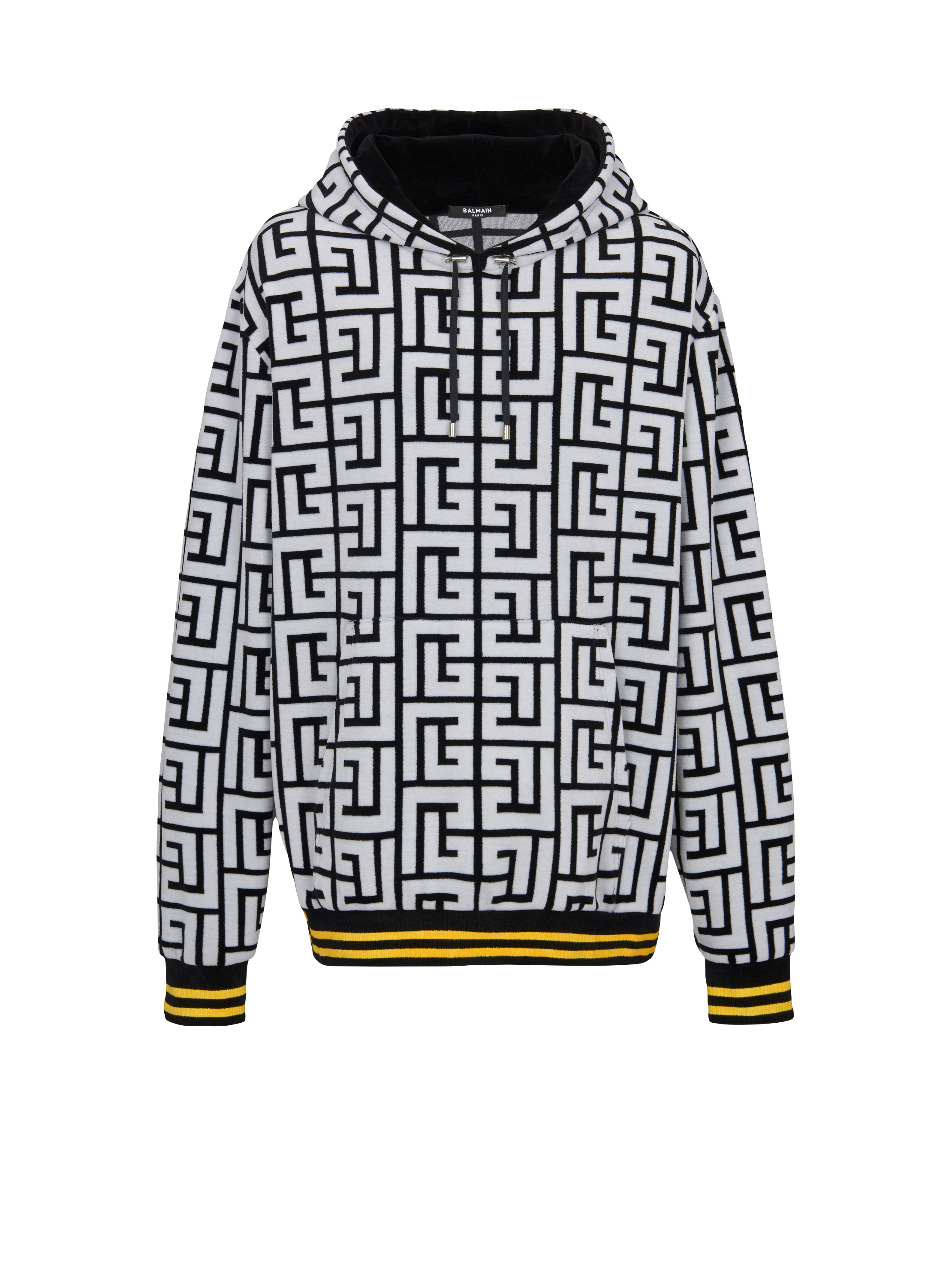 hoodie with Balmain monogram Men | BALMAIN