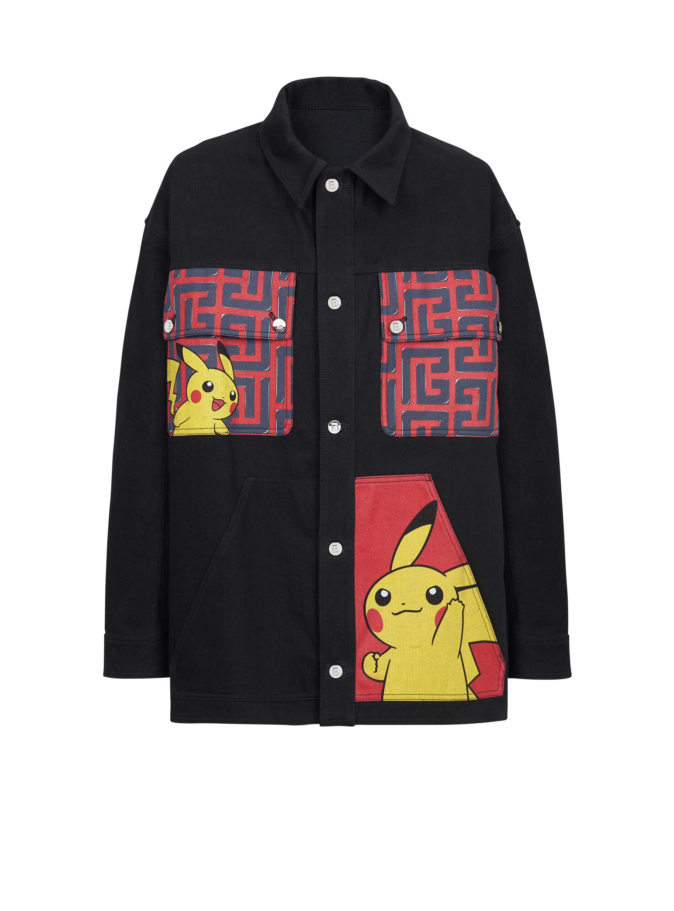 Unisex - Denim jacket with Pokémon print