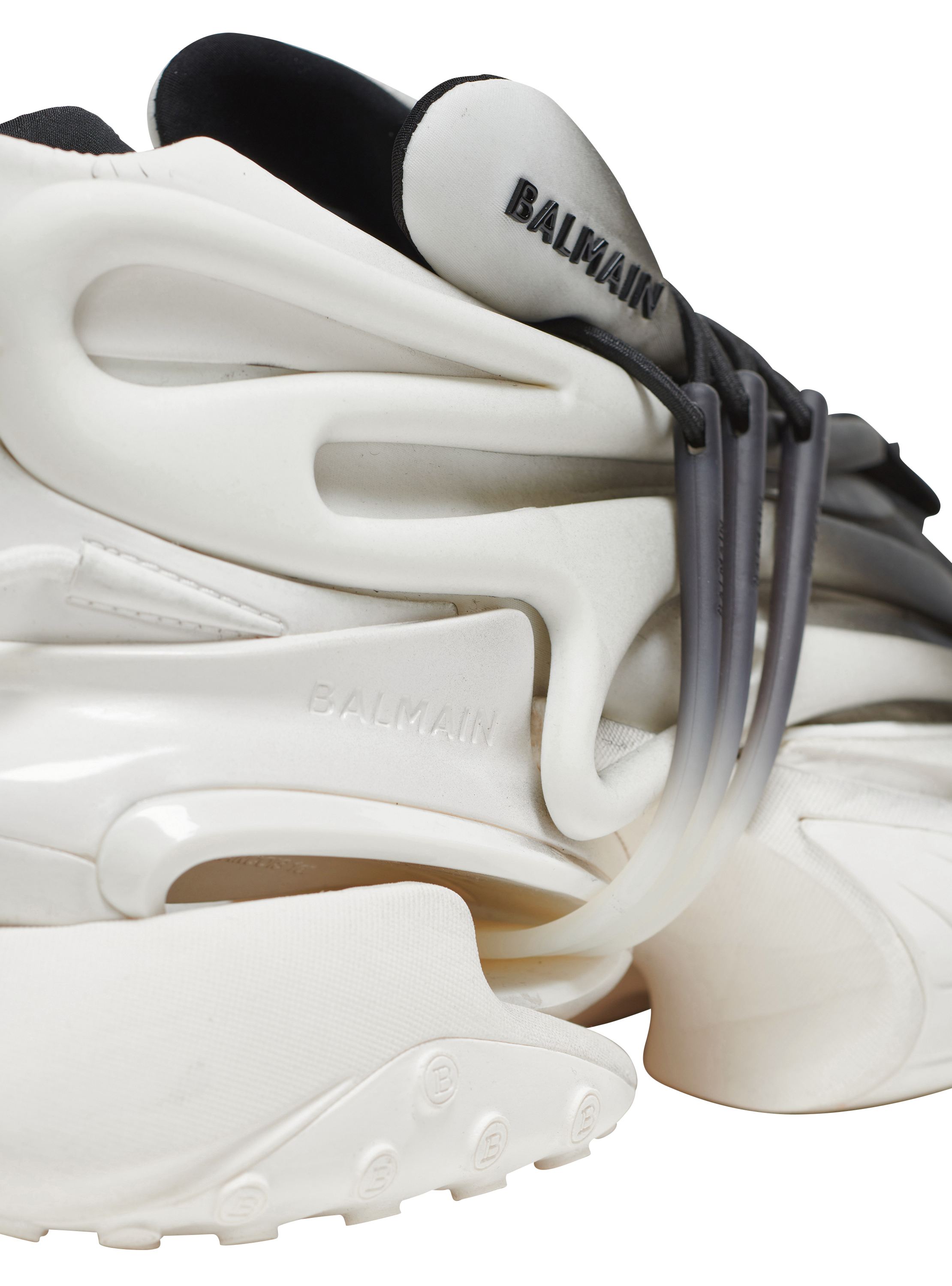 Balmain White Unicorn Sneakers