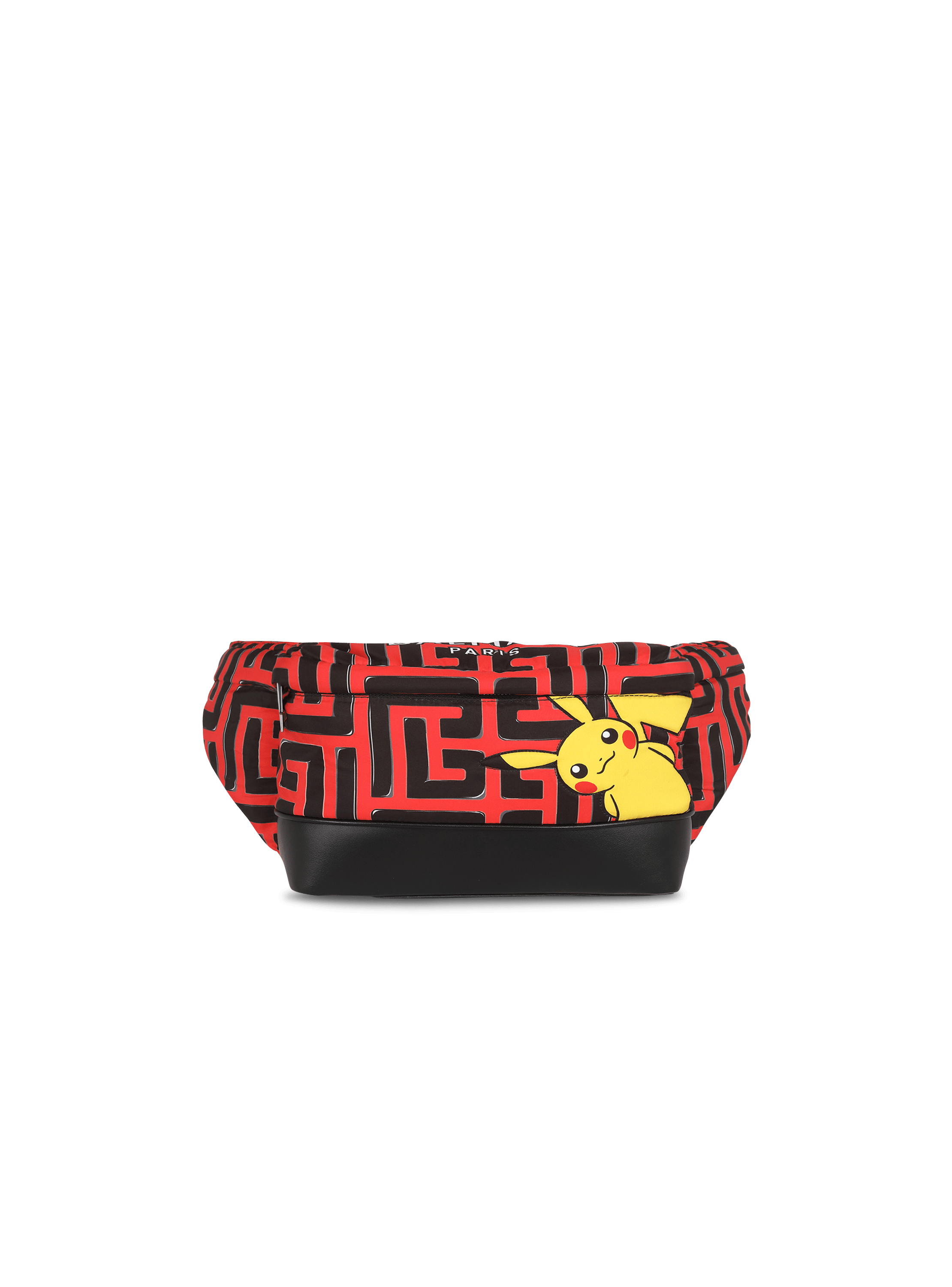 Unisex - Nylon and leather belt bag