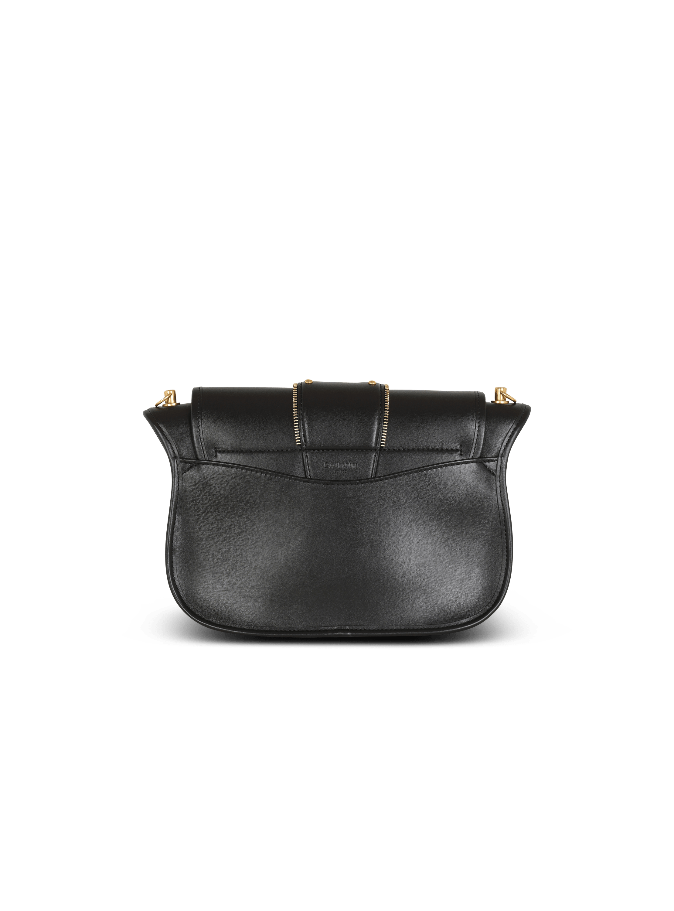 Balmain Blaze Small Leather Shoulder Bag