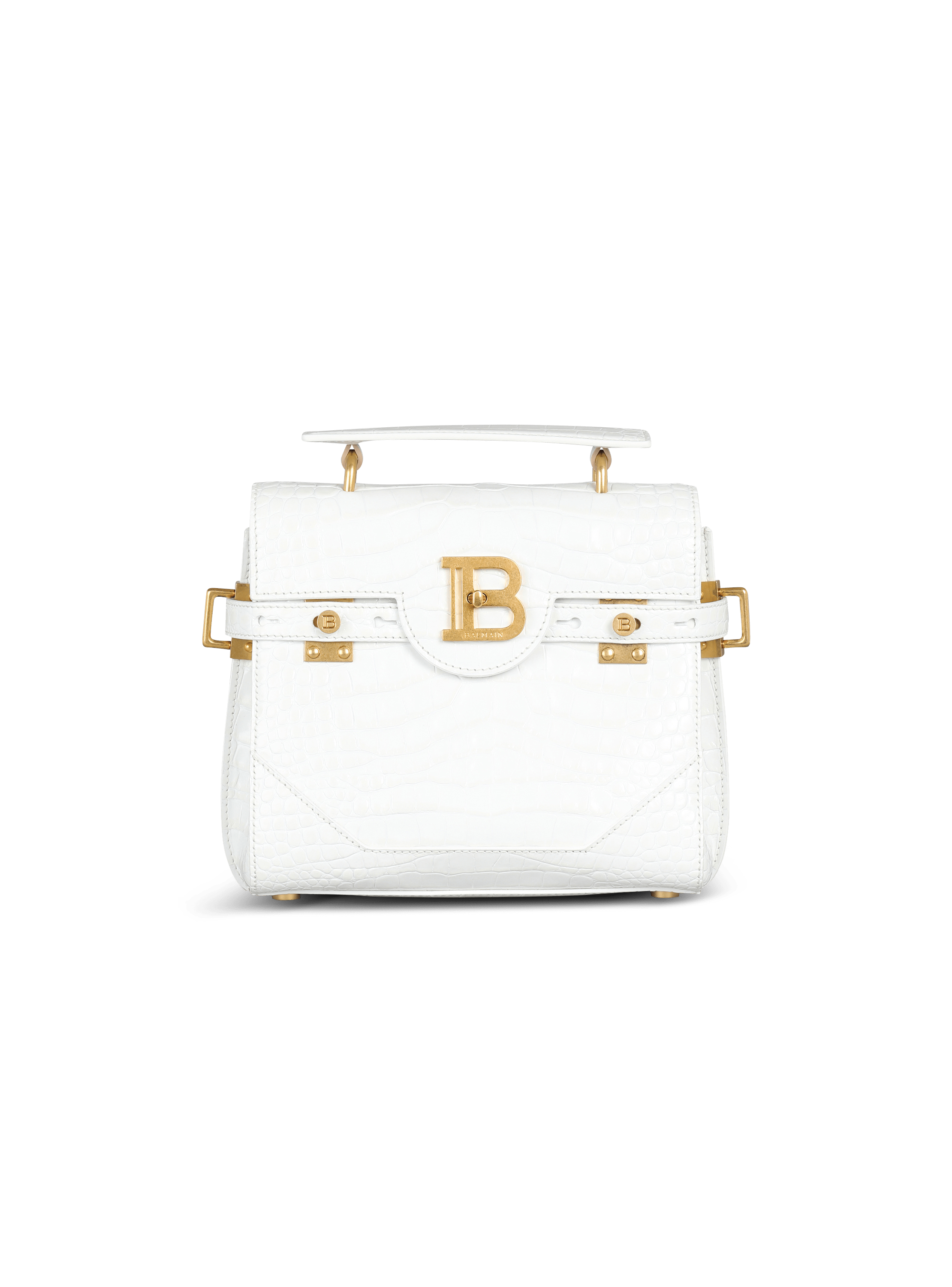 B Buzz 23 bag in crocodile effect embossed leather