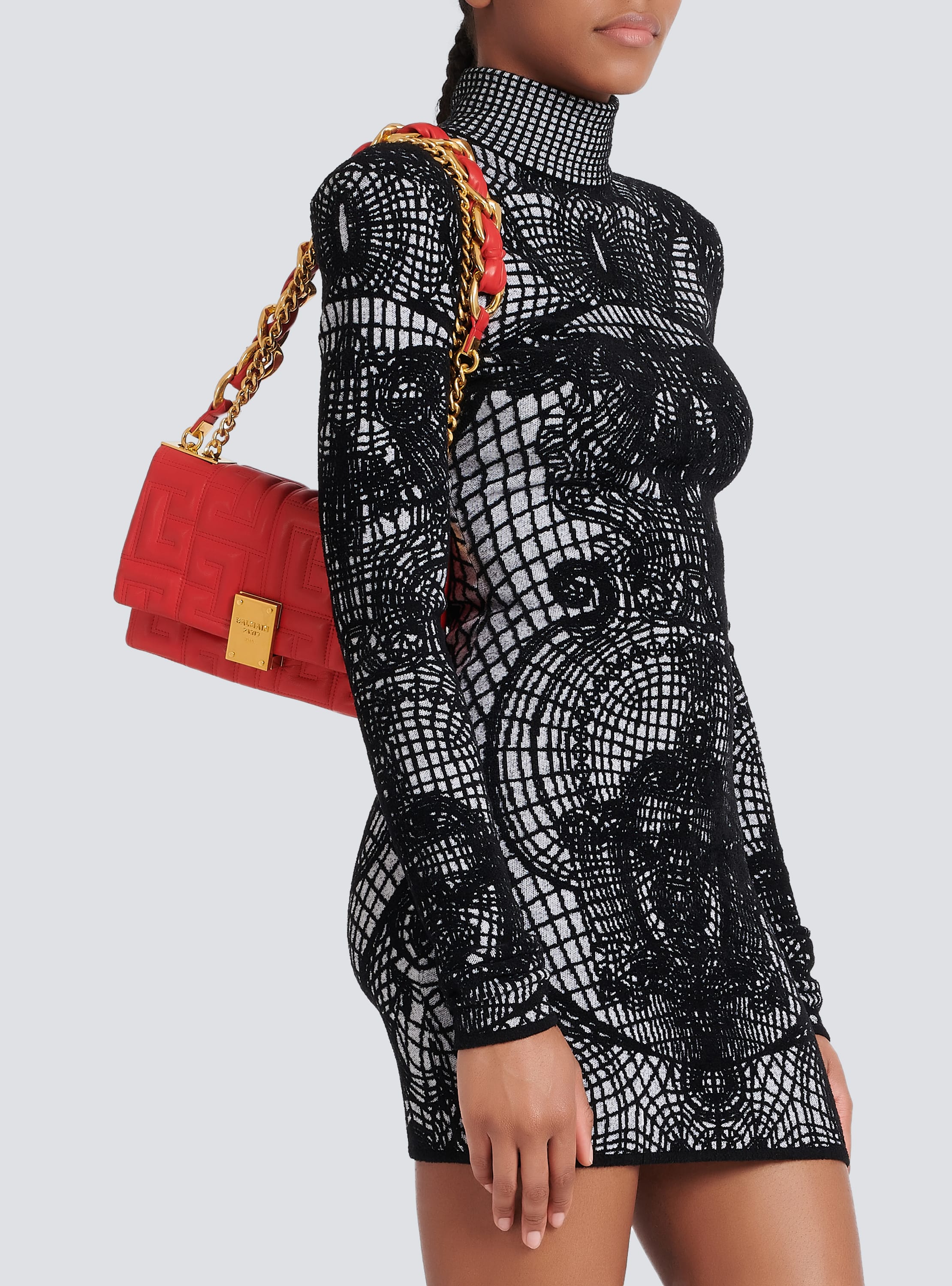 1945 Soft small bag in quilted leather - Women | BALMAIN