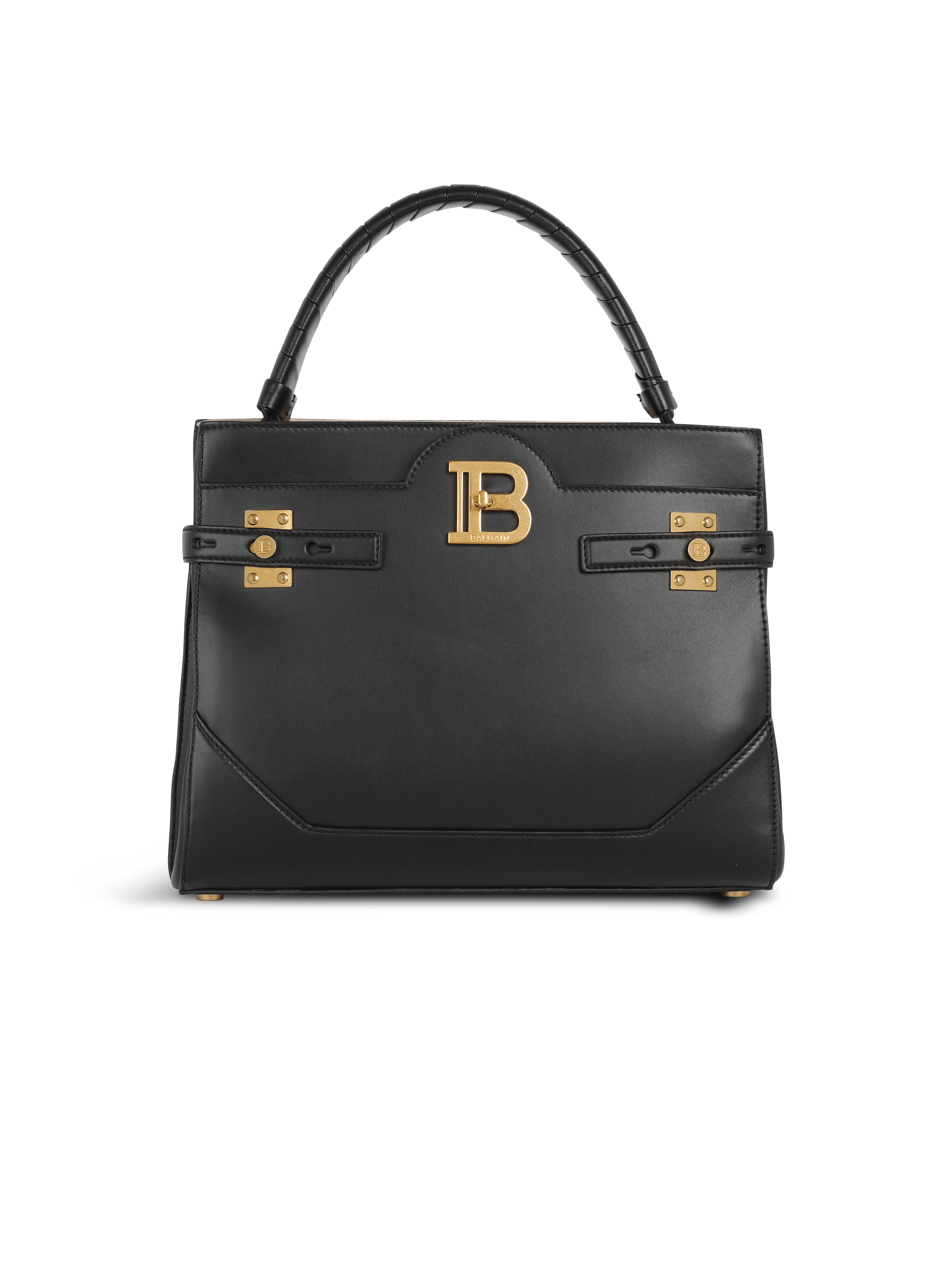 Leather B-Buzz Top Handle bag