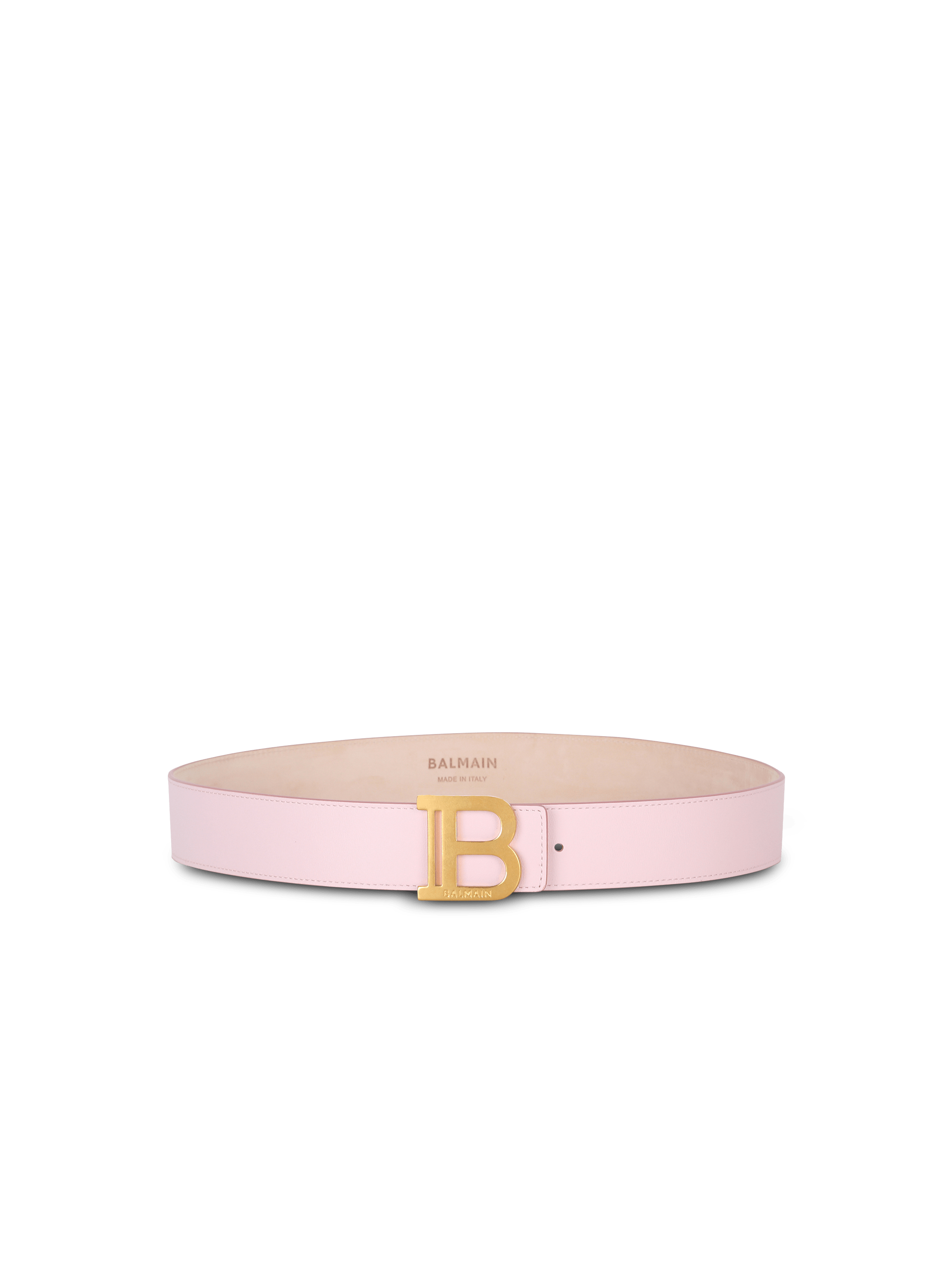 Smooth leather B-Belt belt