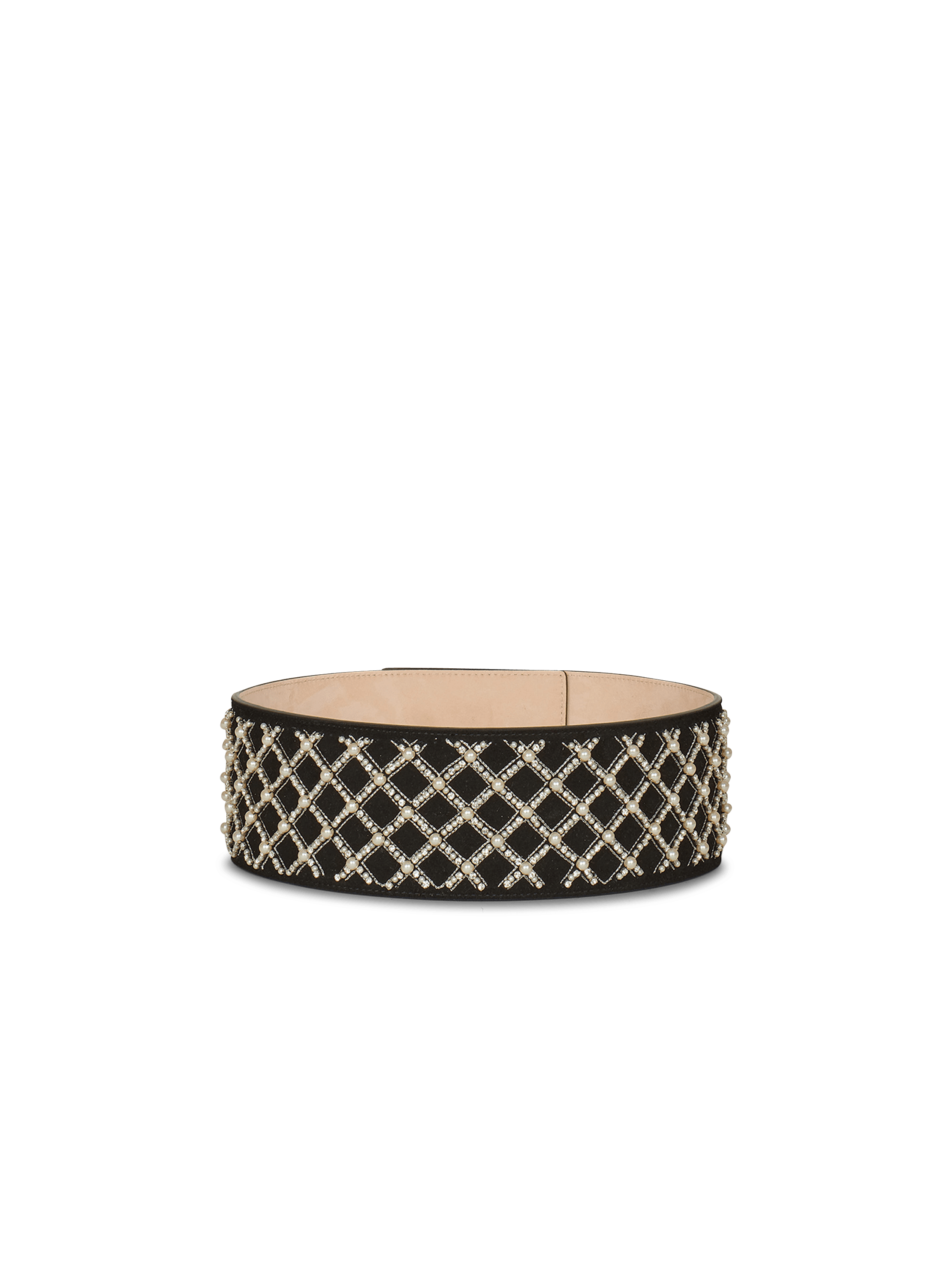Leather embroidered Coin Belt belt