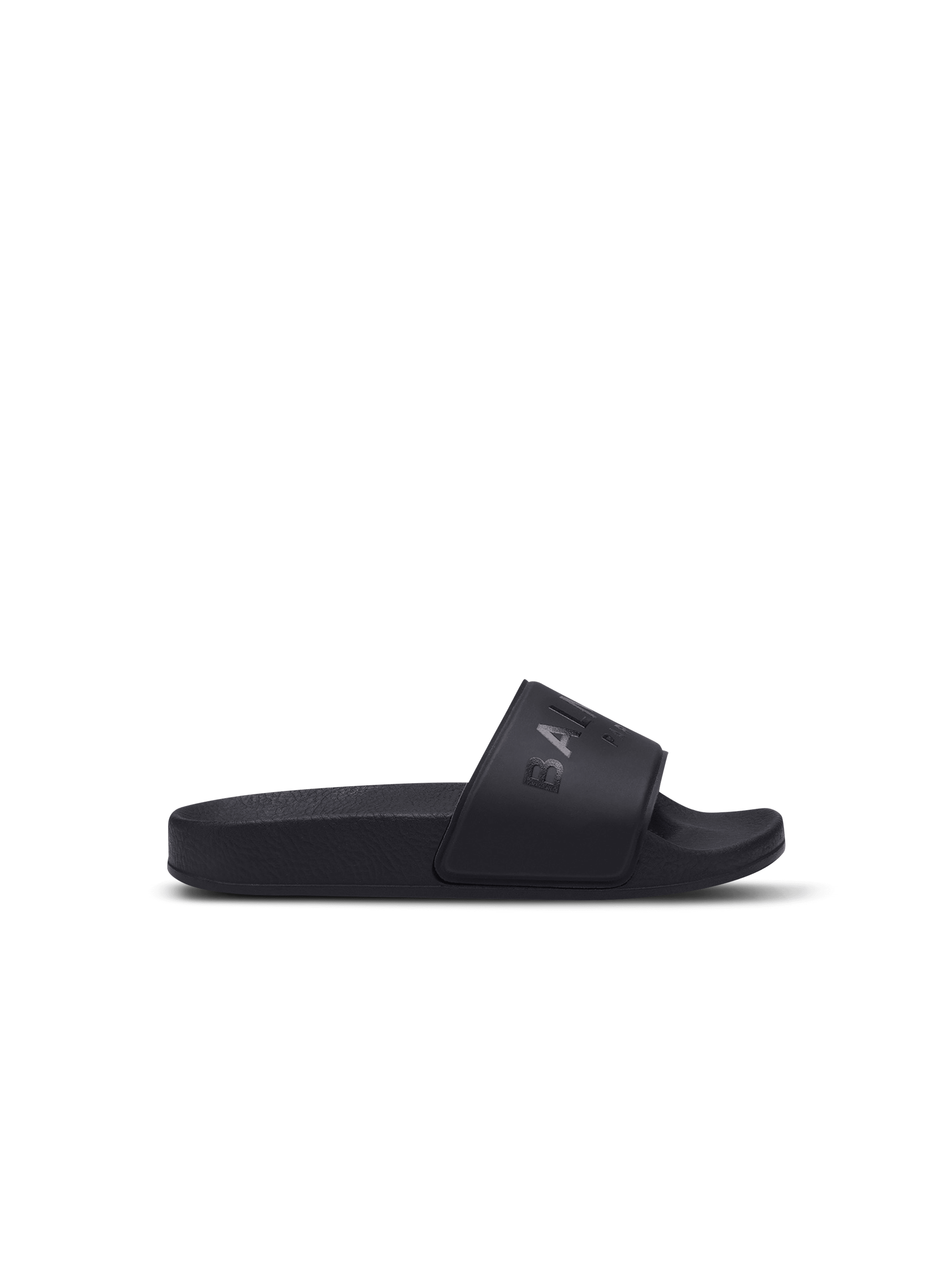 Sandals embossed with white Balmain logo