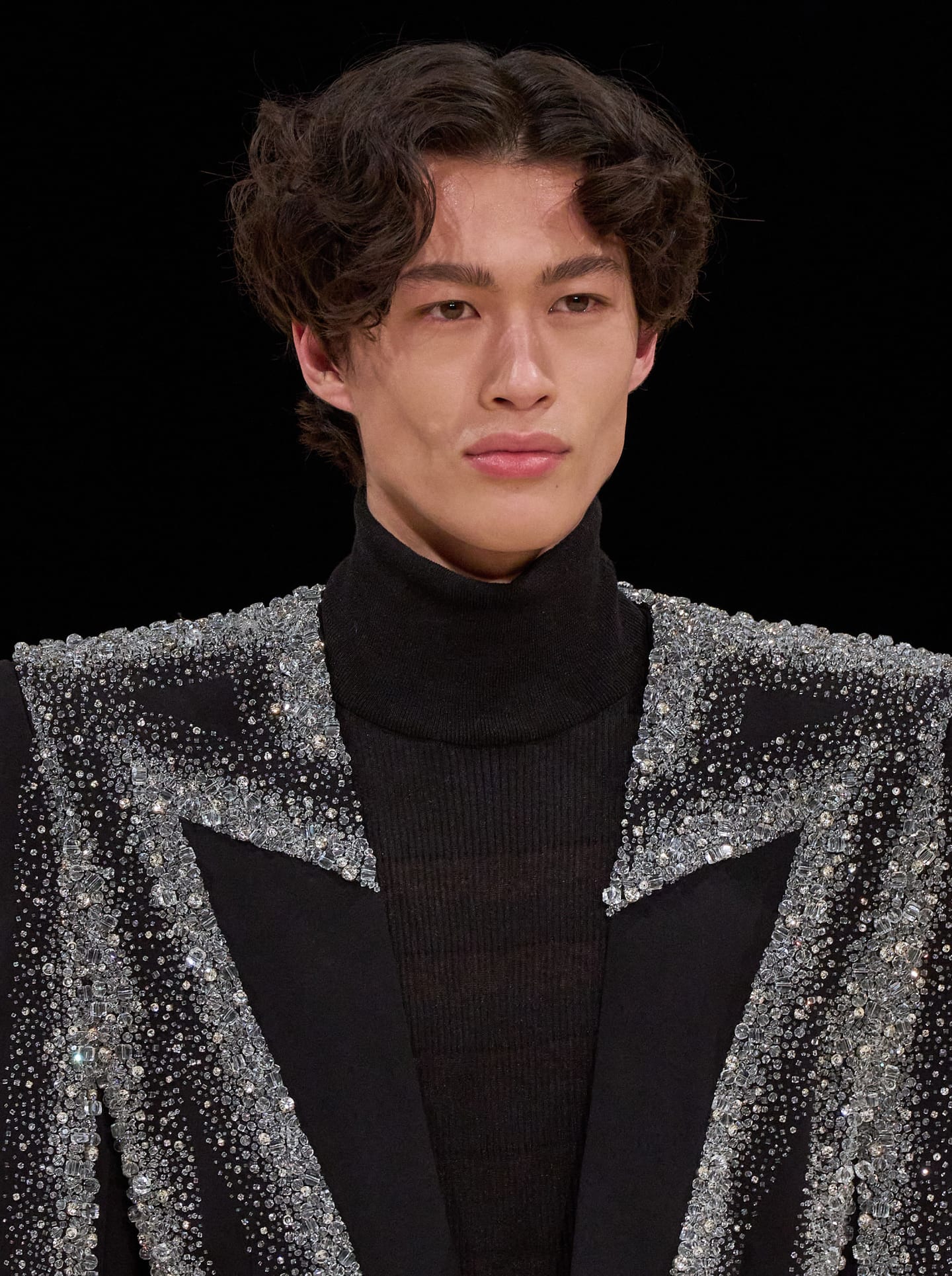 BALMAIN フード付きベルベットジャケット サイズ46