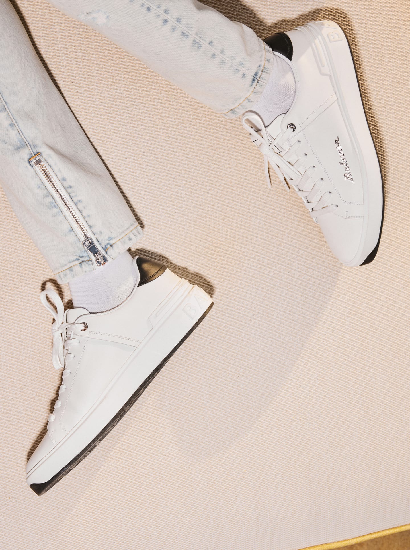 Collection of B Court Sneakers For Men BALMAIN