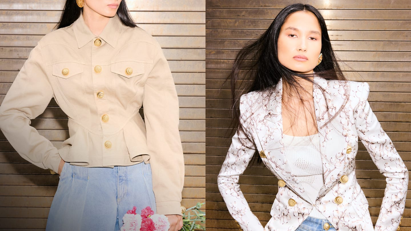 Peignoir balmain best sale
