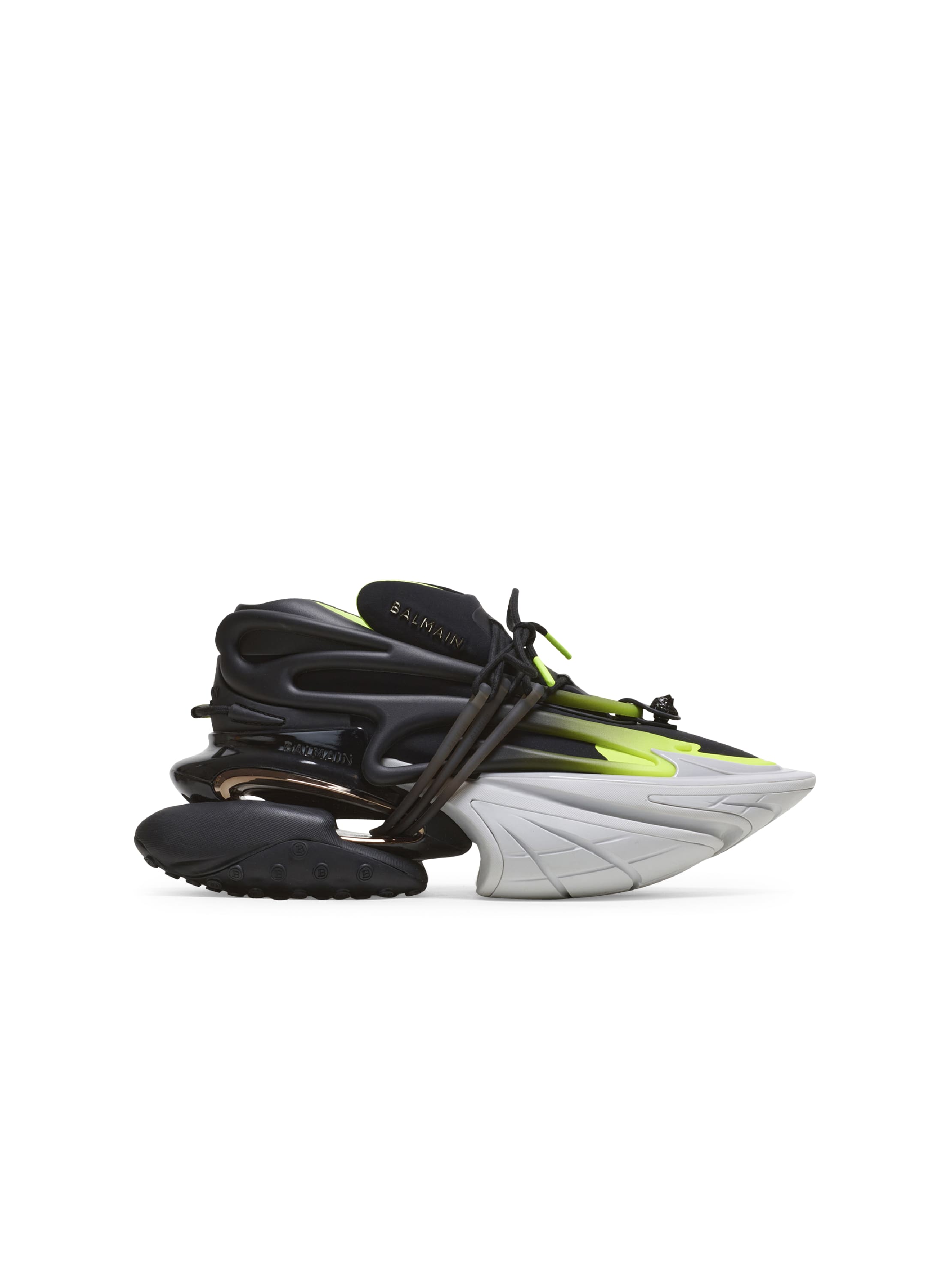 Balmain Fluorescent Unicorn sneakers in neoprene and leather | Thumbnail 8