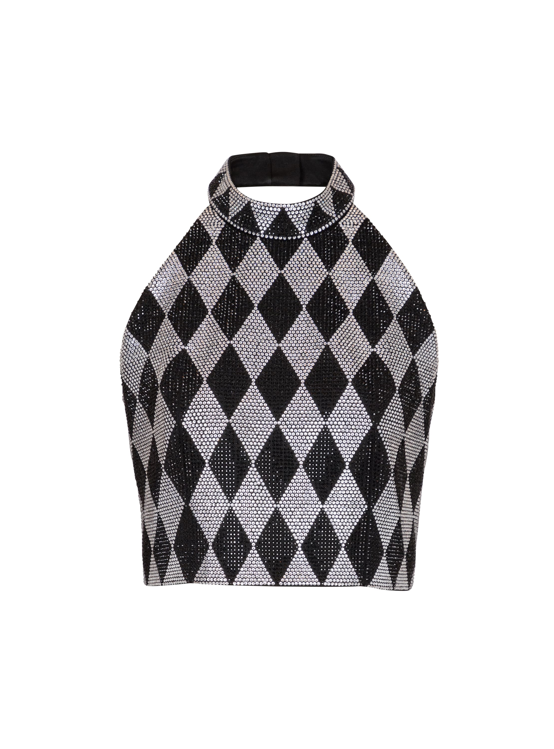 Balmain Diamond rhinestone halterneck top | Thumbnail 9 Balmain Diamond rhinestone halterneck top | Thumbnail 9