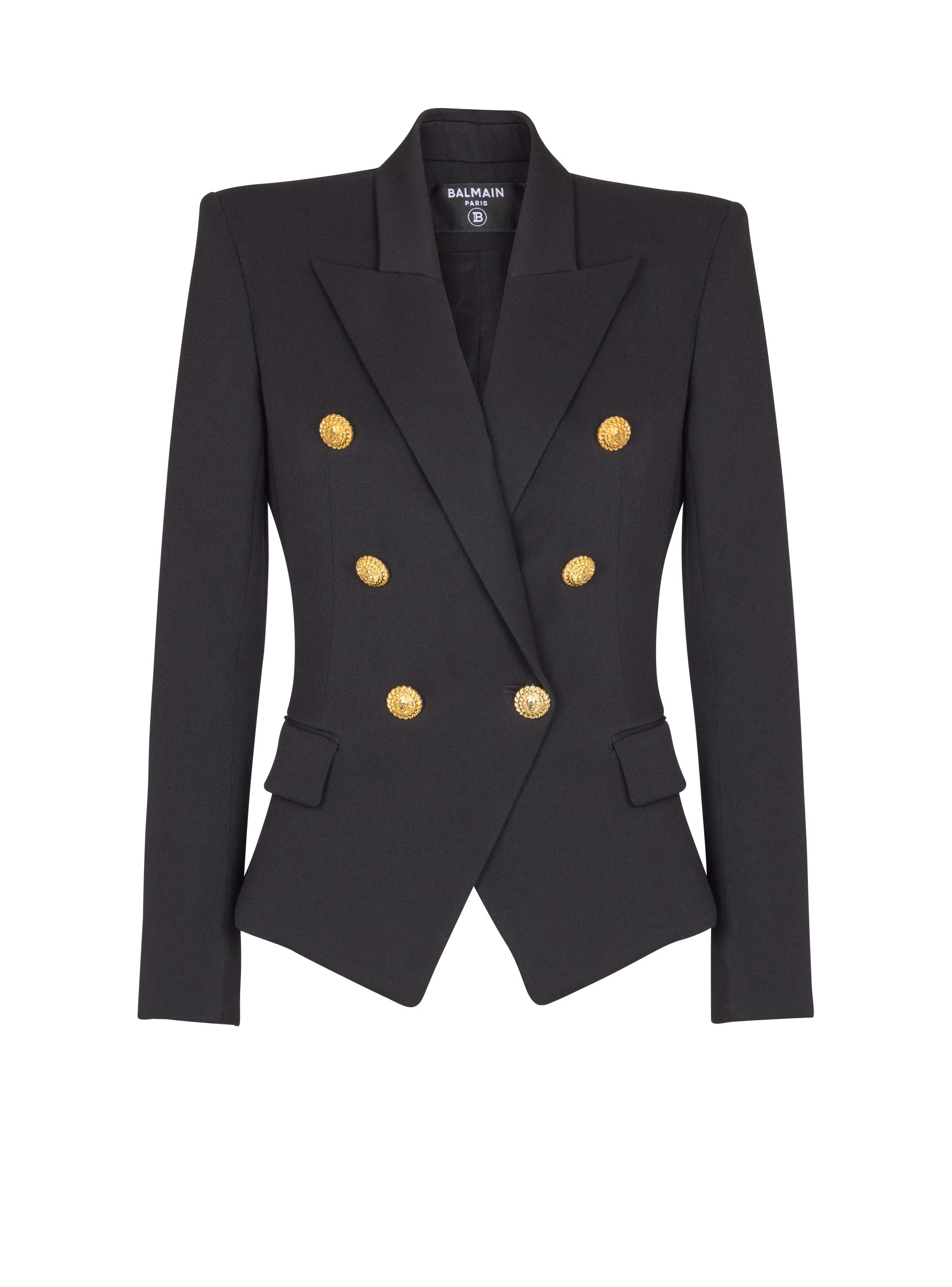 Balmain Grain de poudre 6-buttons fitted jacket