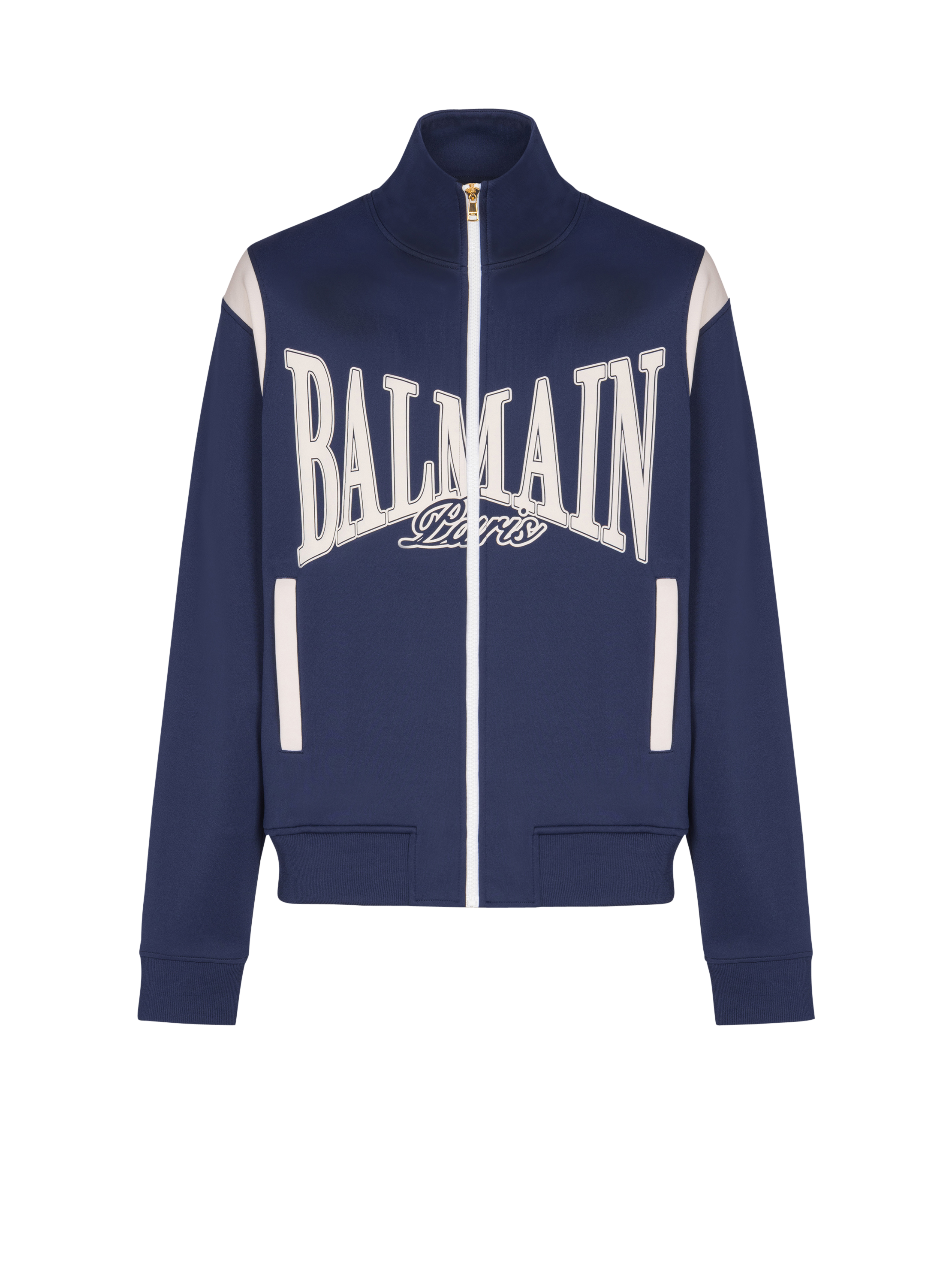 Balmain Men's Blue - College Zipped Tracksuit Jacket