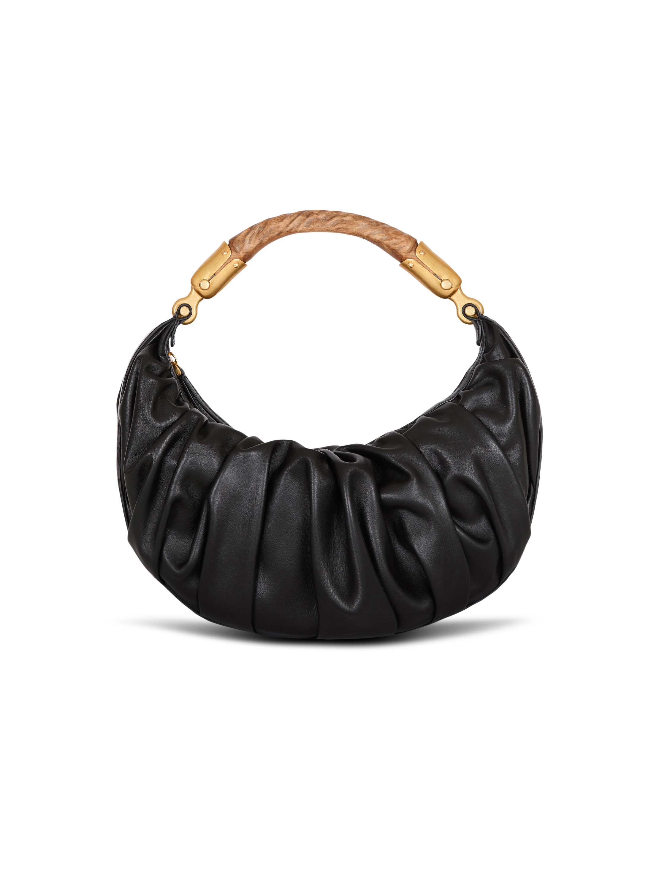 Balmain Women's Black - Medium Ébène Bag In Calfskin Leather