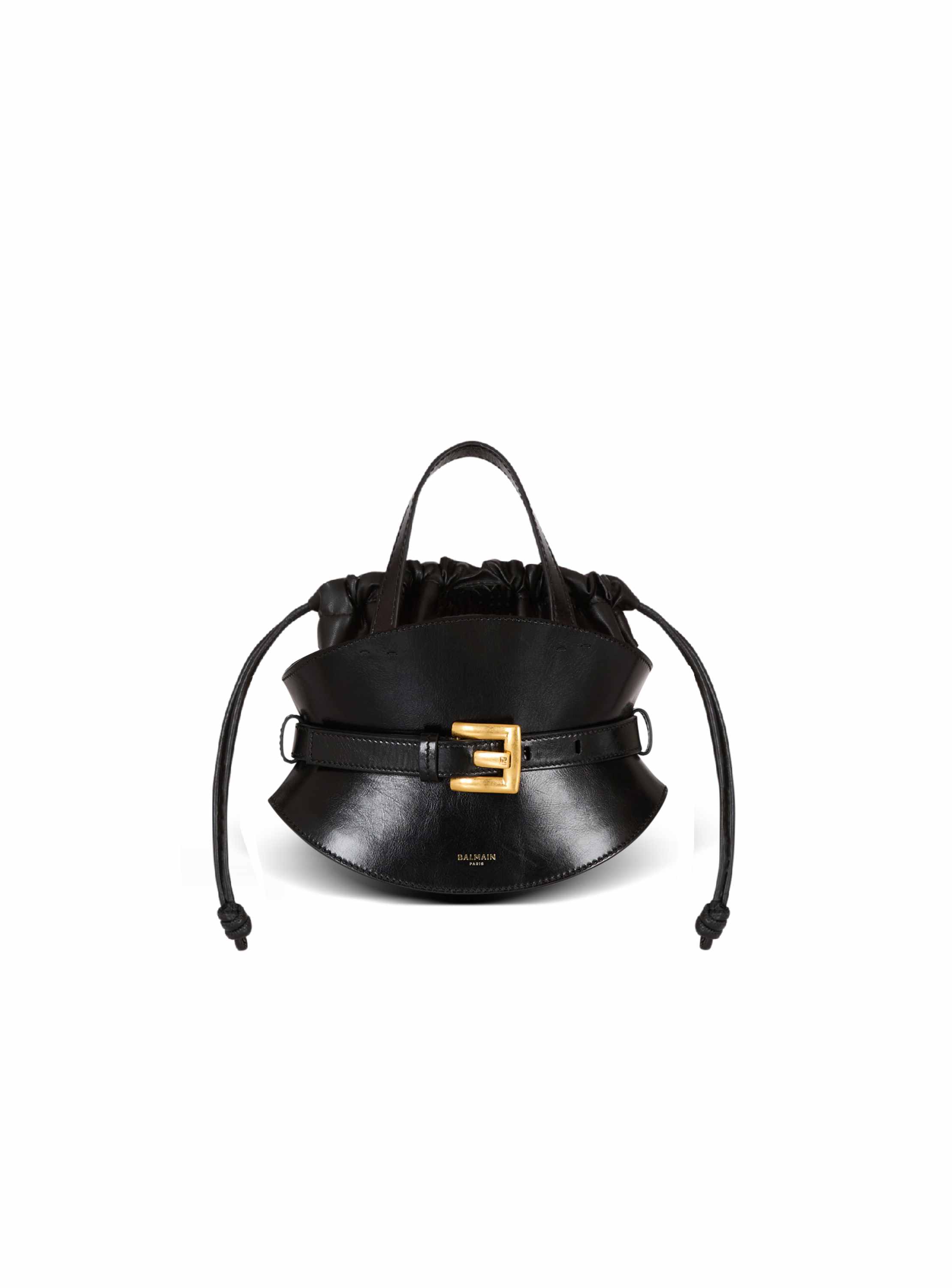 Balmain Shuffle Mini bag in calfskin leather - Women's Bags