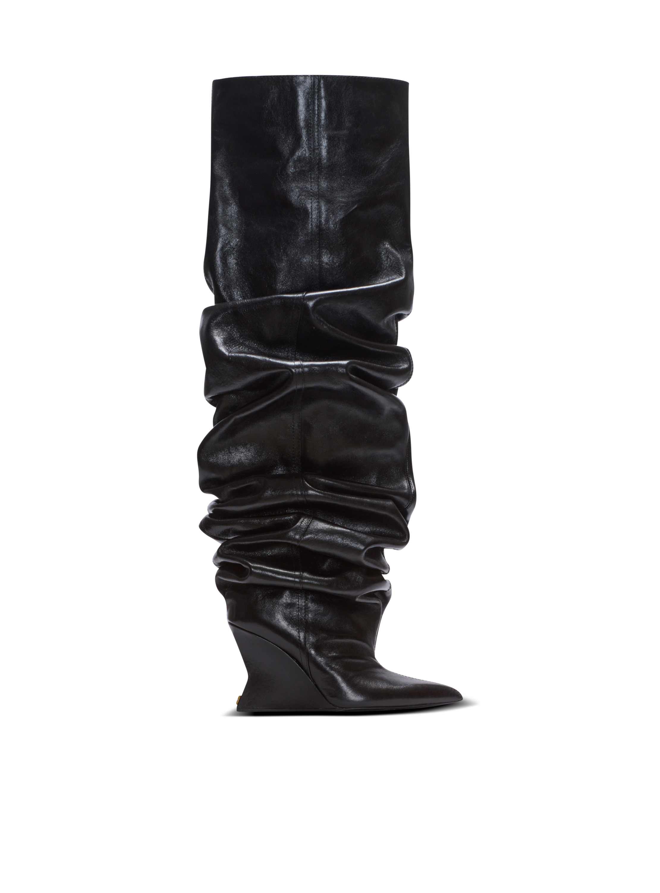 Balmain Wedge thigh-high boots - Women's Shoes