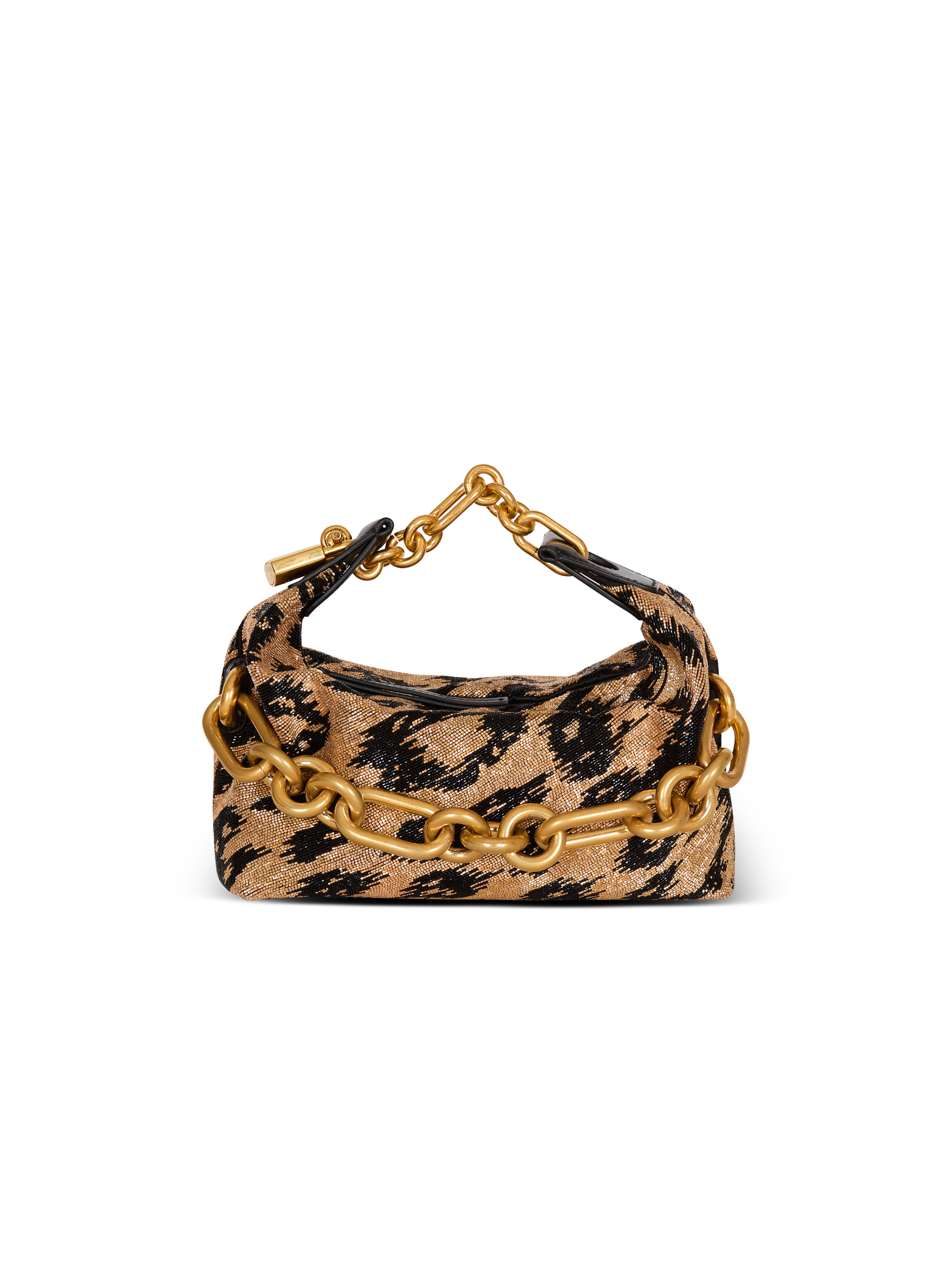 Balmain Women's Multicolor - Sync Mini Leopard Pattern Embroidered Bag