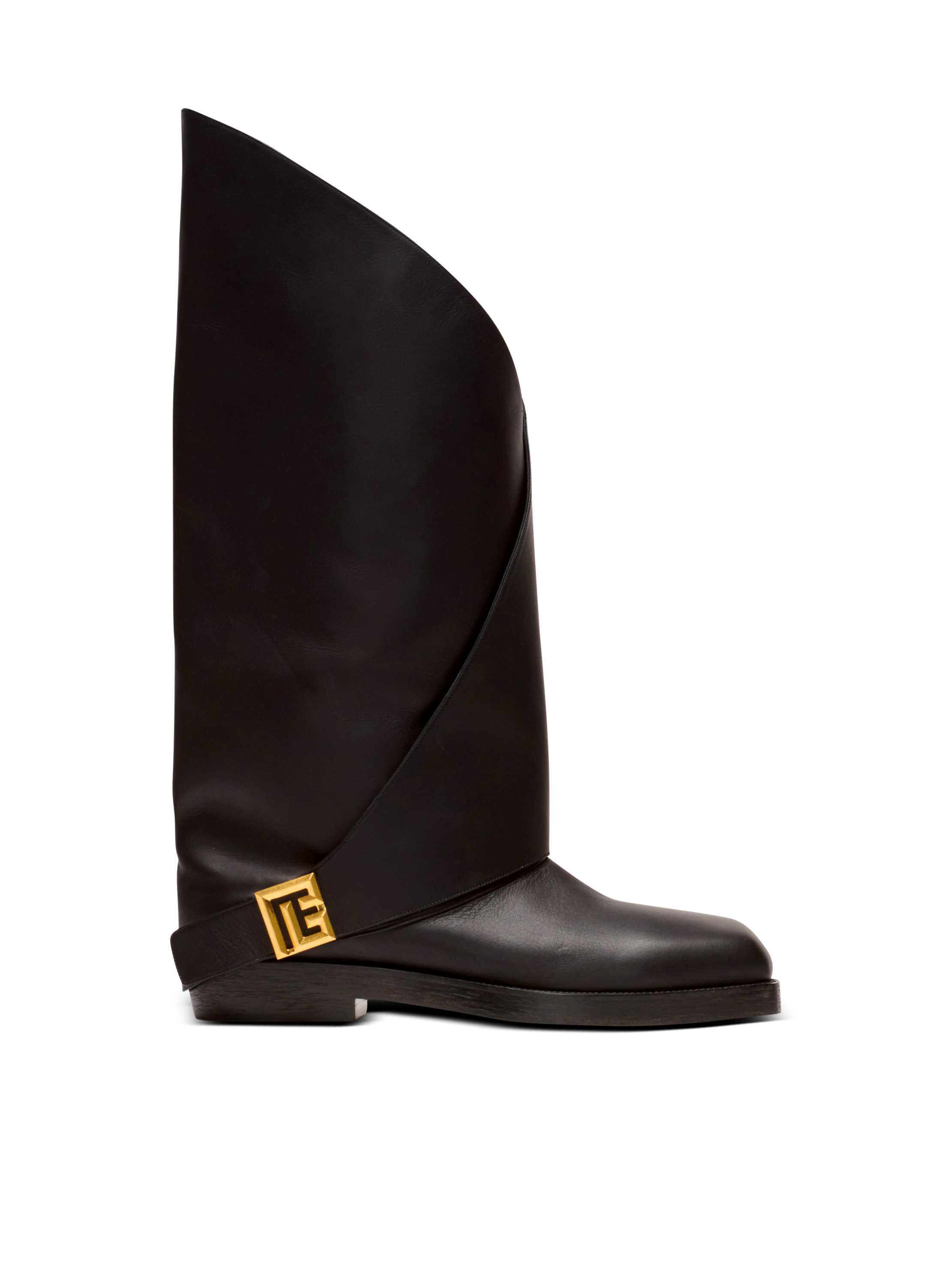 Balmain Twist flat leather boots | Thumbnail 7
