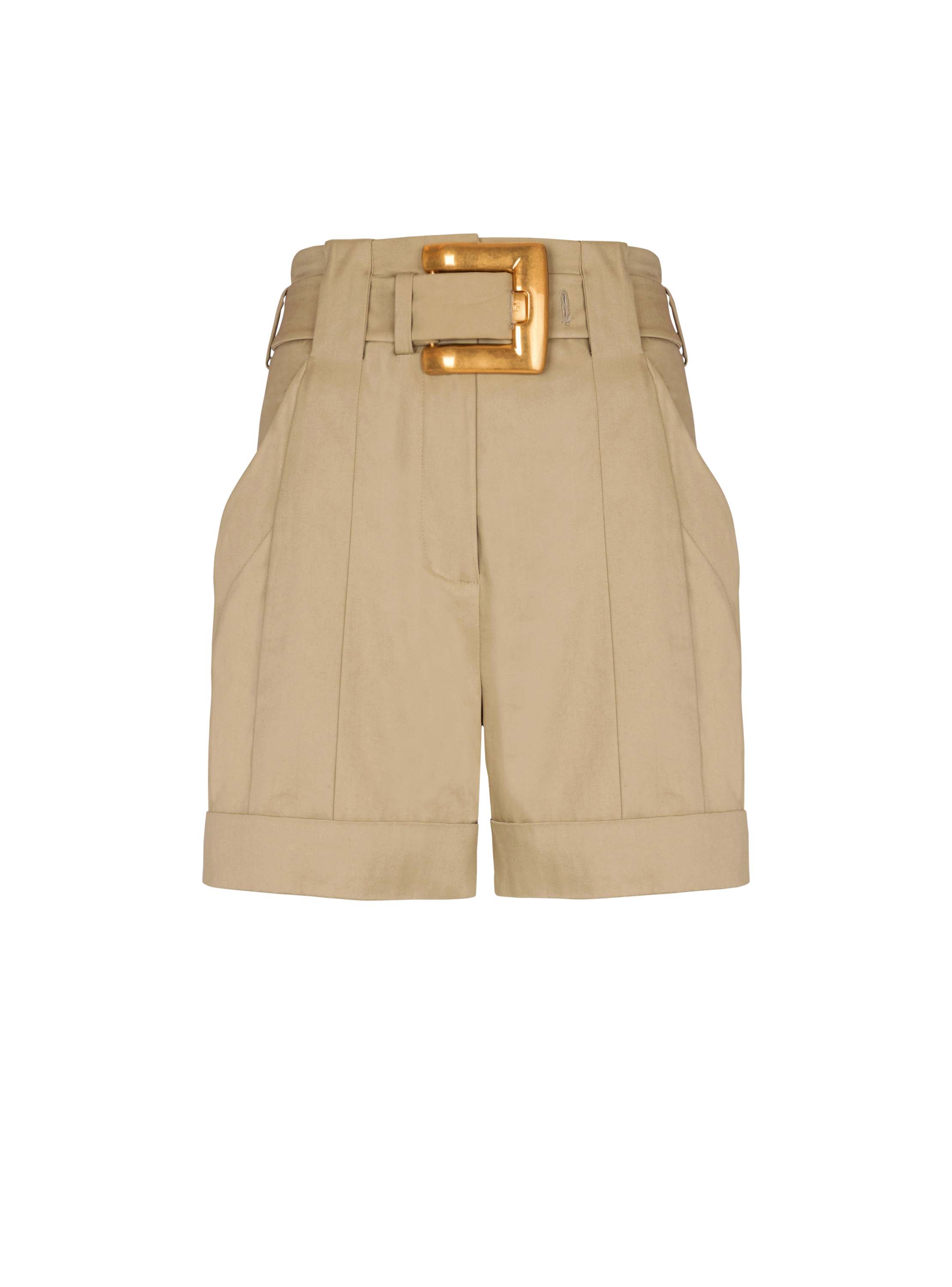 Balmain Cotton gabardine shorts with belt | Thumbnail 8 Balmain Cotton gabardine shorts with belt | Thumbnail 8