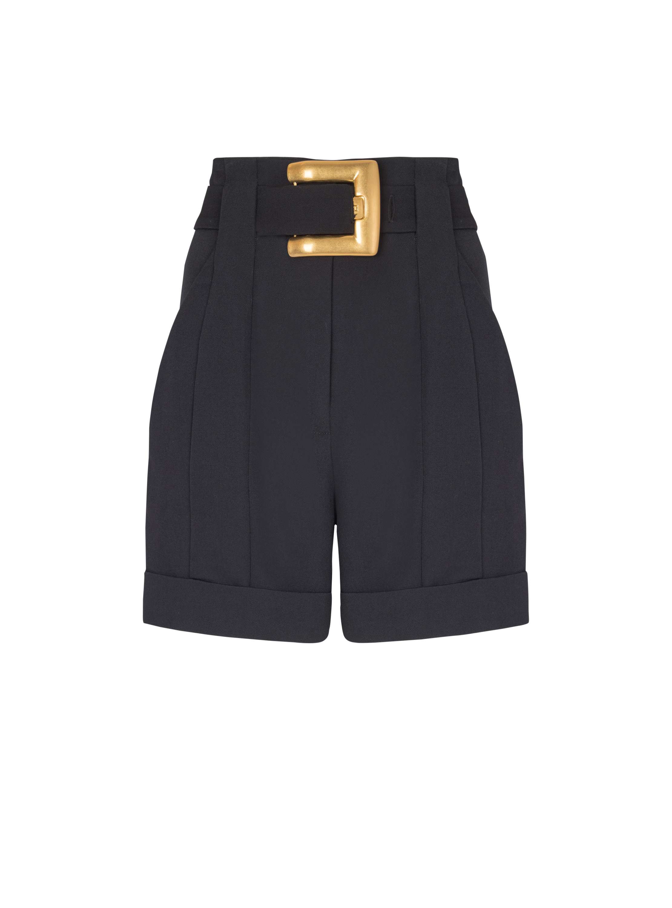 Balmain Grain de poudre shorts with belt - Women's Clothing
