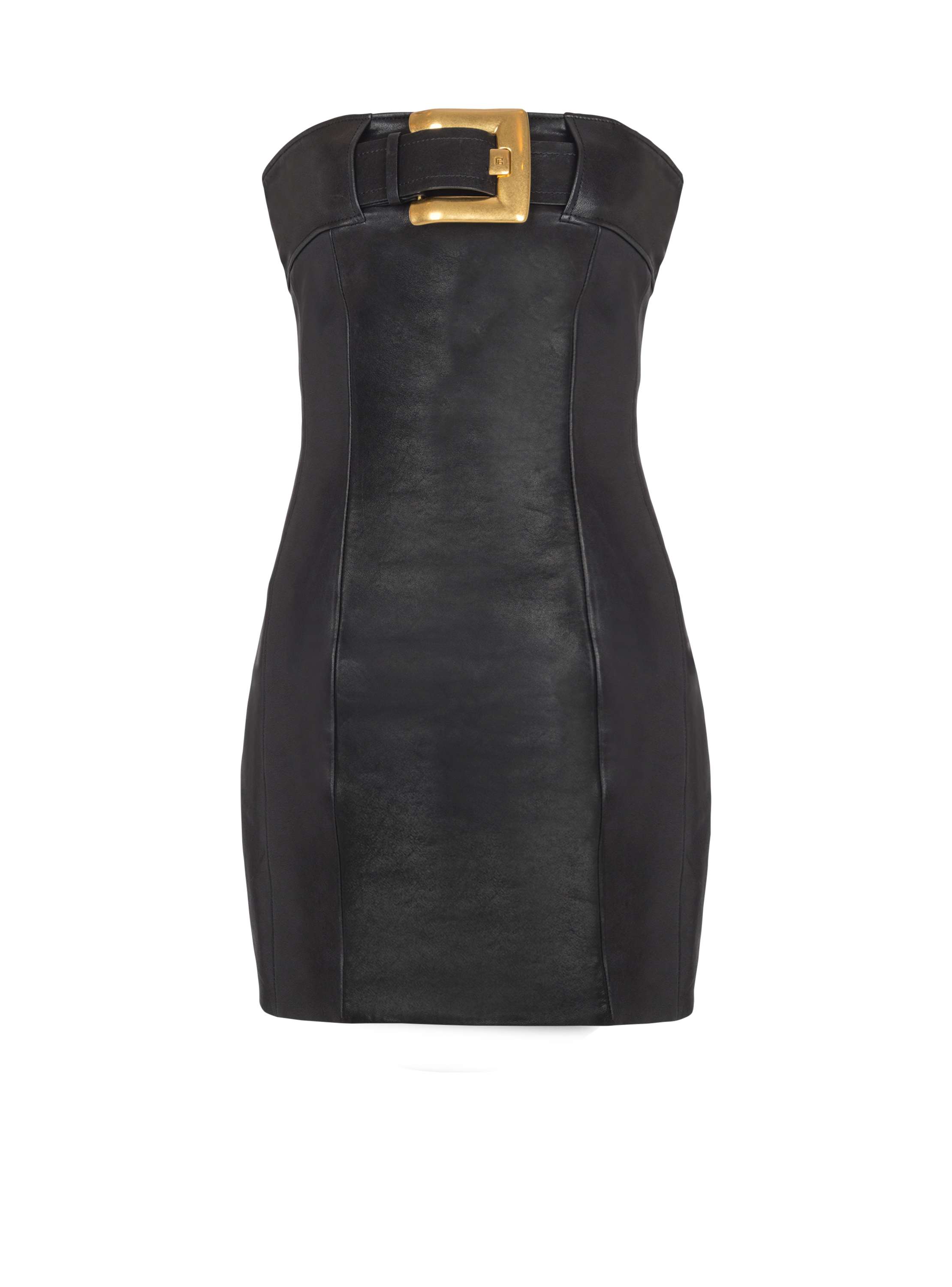 Balmain Bustier dress with belt detail