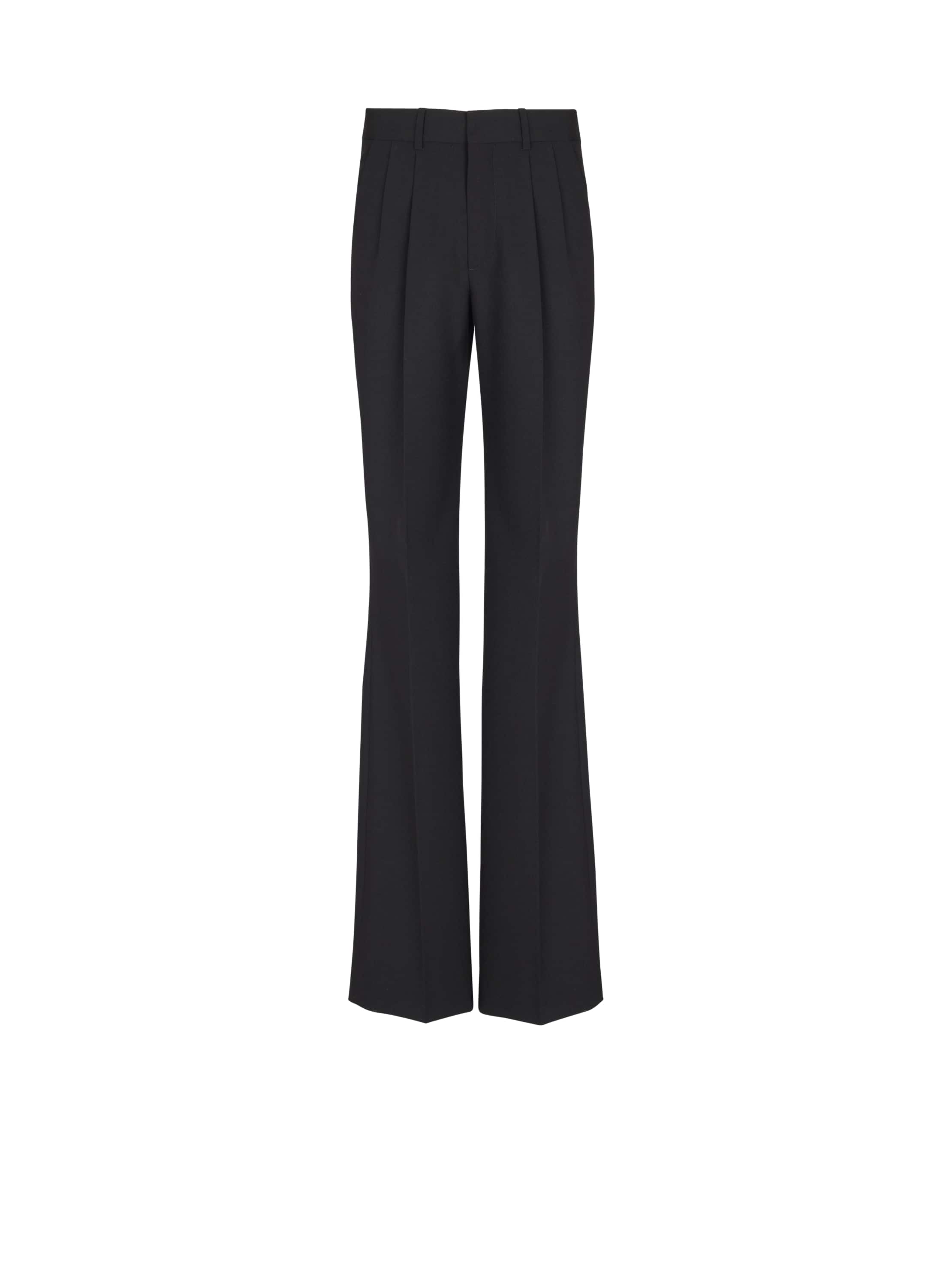 Balmain Wool straight-leg trousers