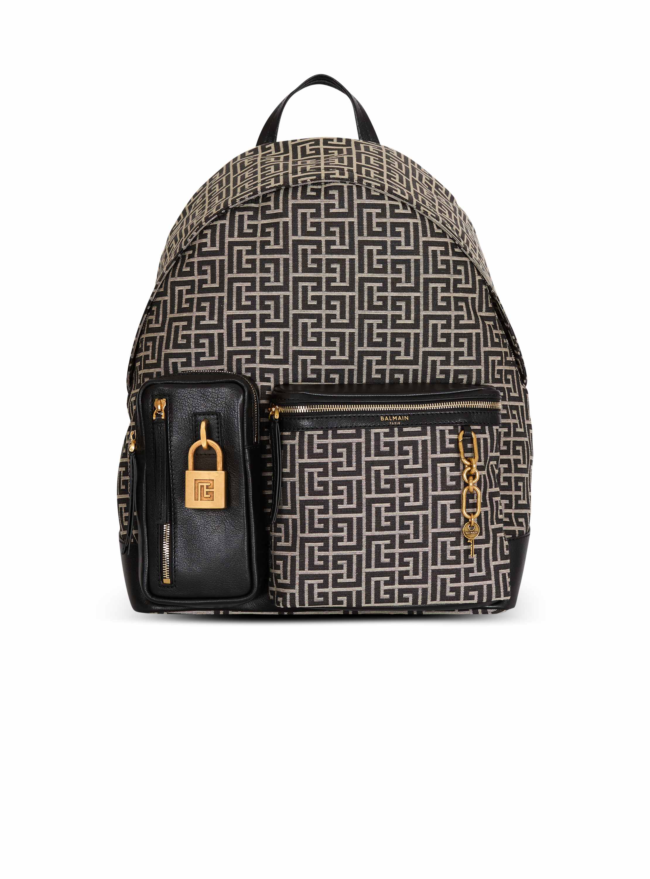 Balmain Pulse monogram jacquard backpack | Thumbnail 8 Balmain Pulse monogram jacquard backpack | Thumbnail 8