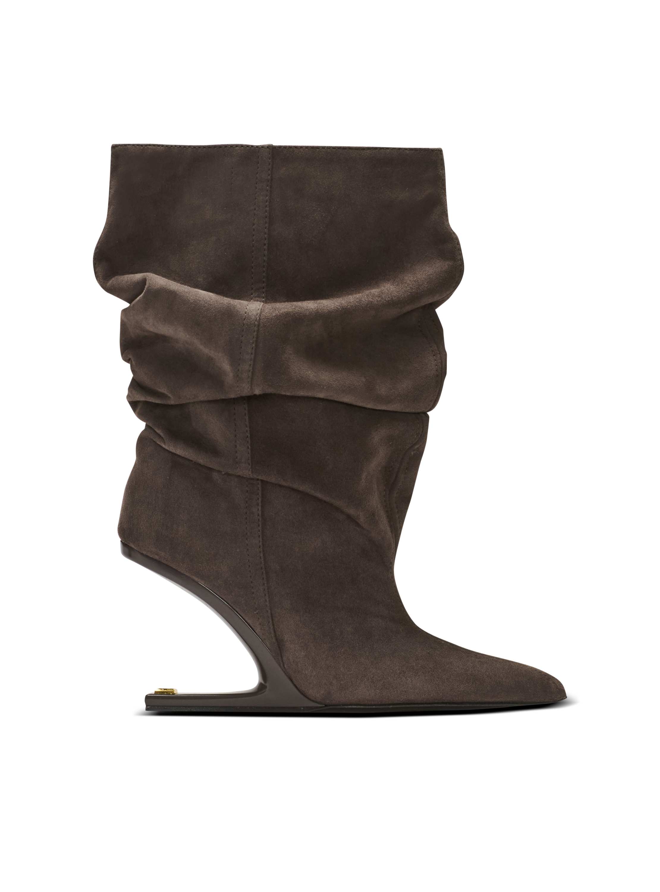 Balmain No Wedge suede ankle boots | Thumbnail 5 Balmain No Wedge suede ankle boots | Thumbnail 5