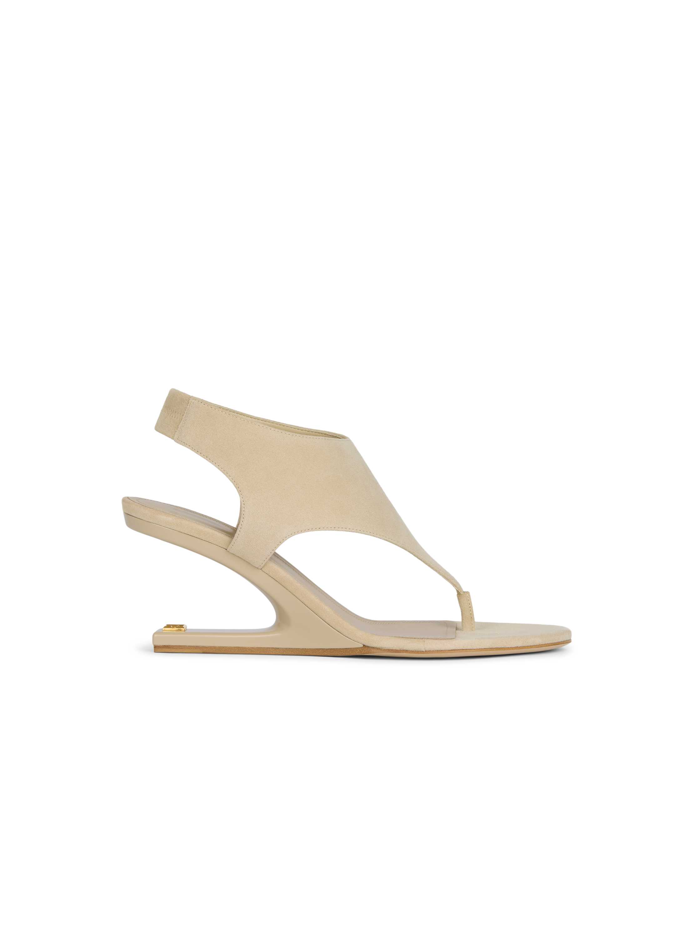 Balmain No Wedge suede sandals | Thumbnail 7 Balmain No Wedge suede sandals | Thumbnail 7