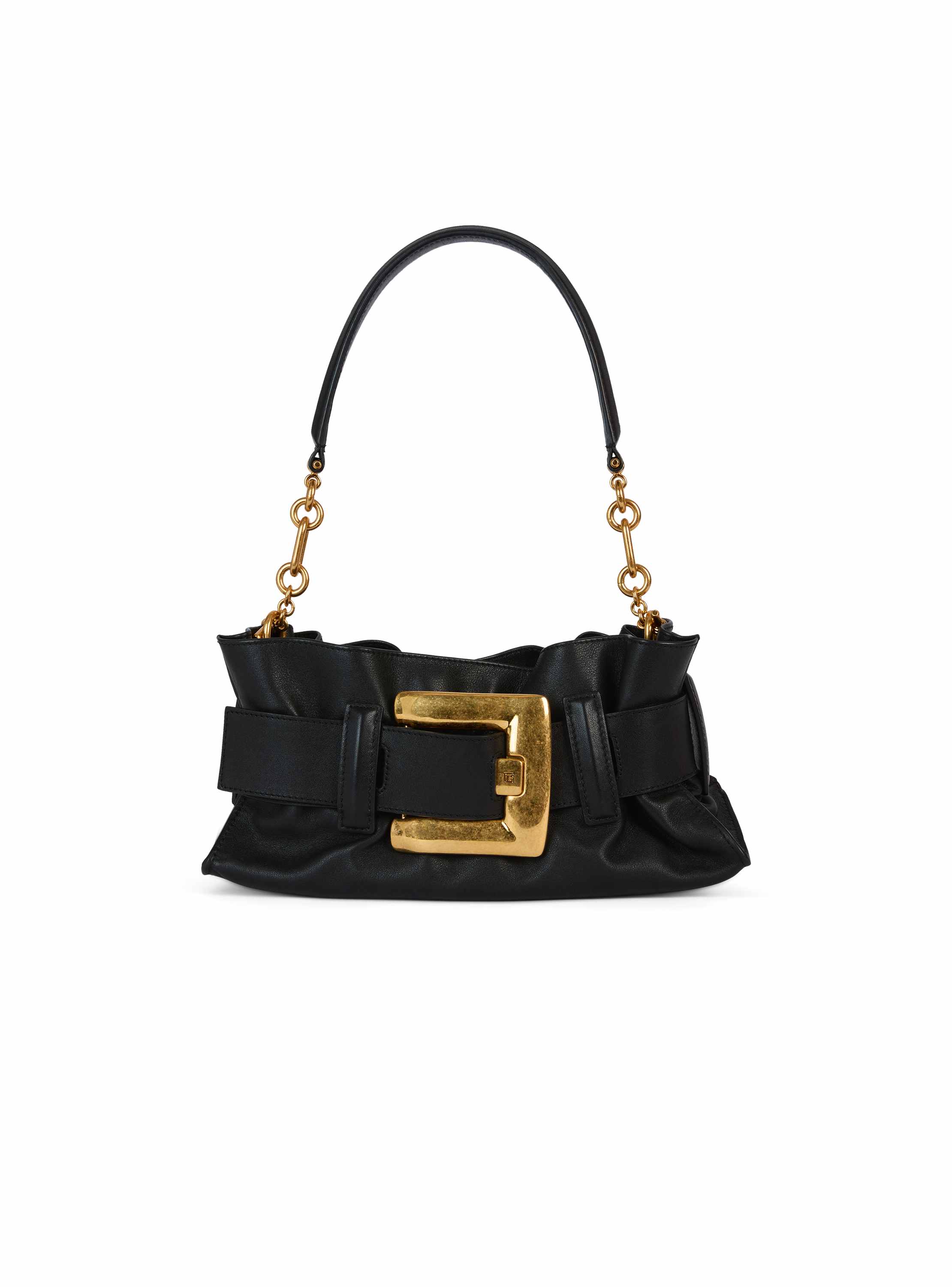 Balmain Mini Anthem Shoulder bag in calfskin leather