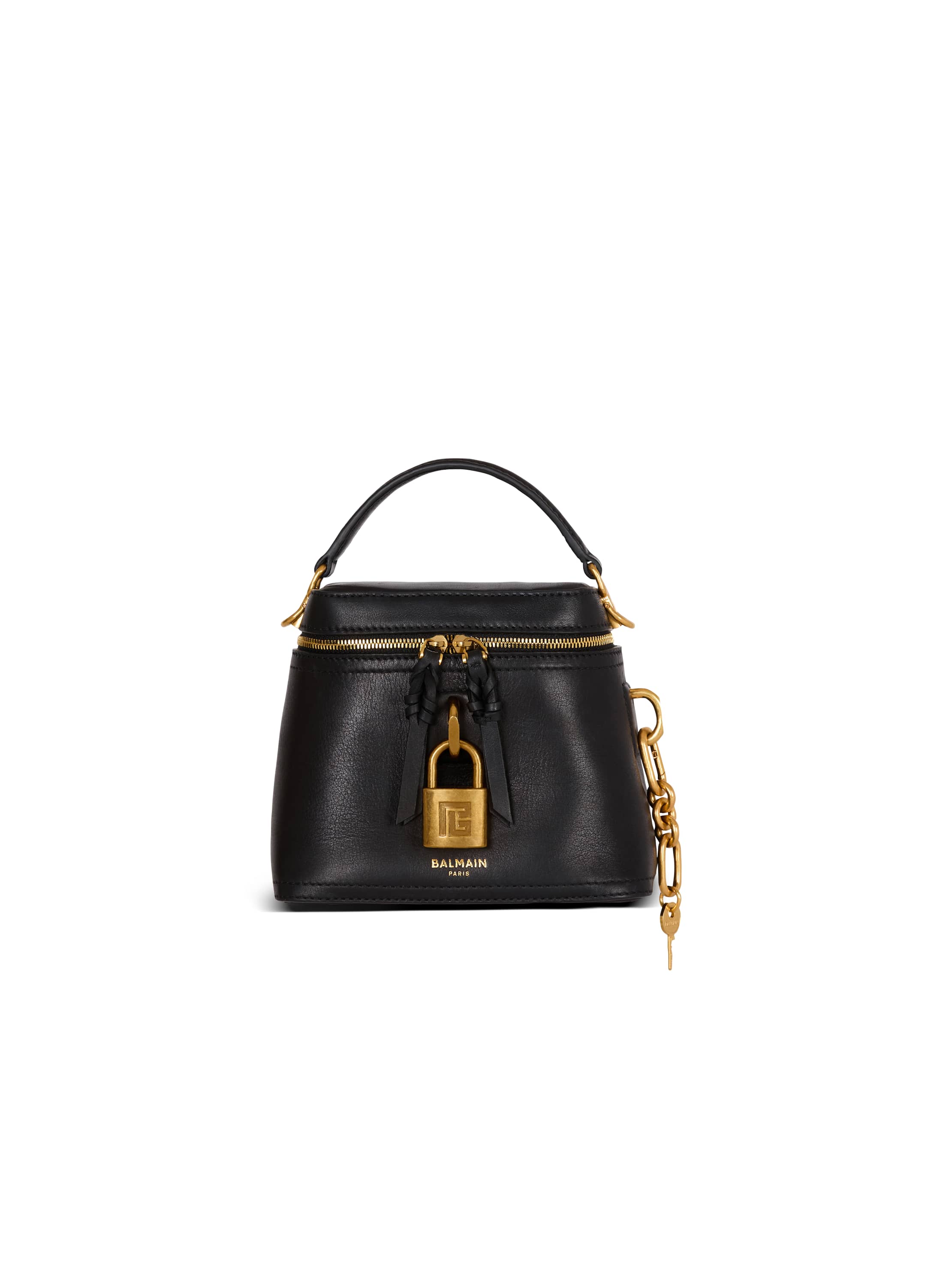 Balmain Pulse Vanity-Calfskin Leather Bag