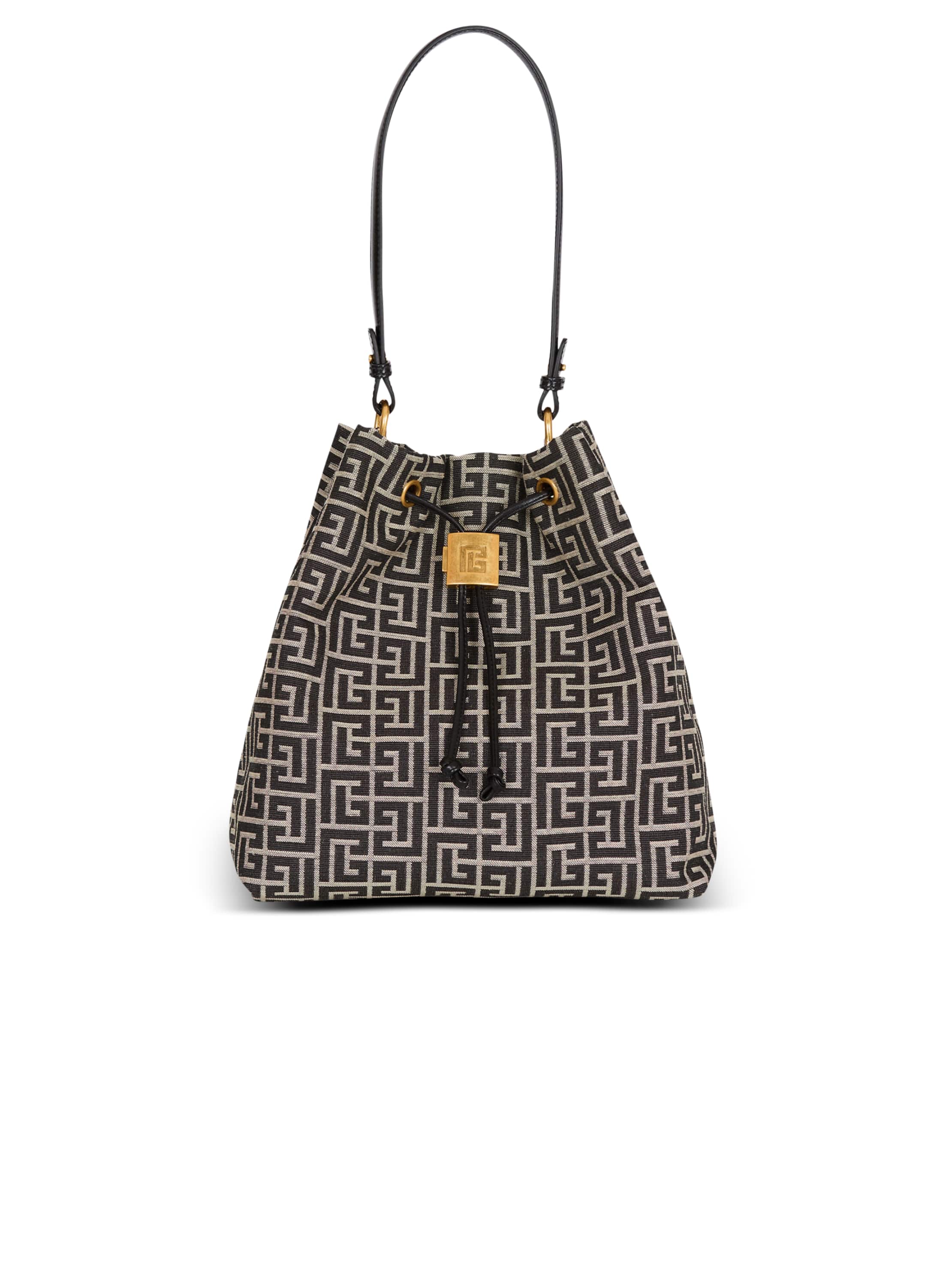 Balmain Pulse monogram jacquard backpack